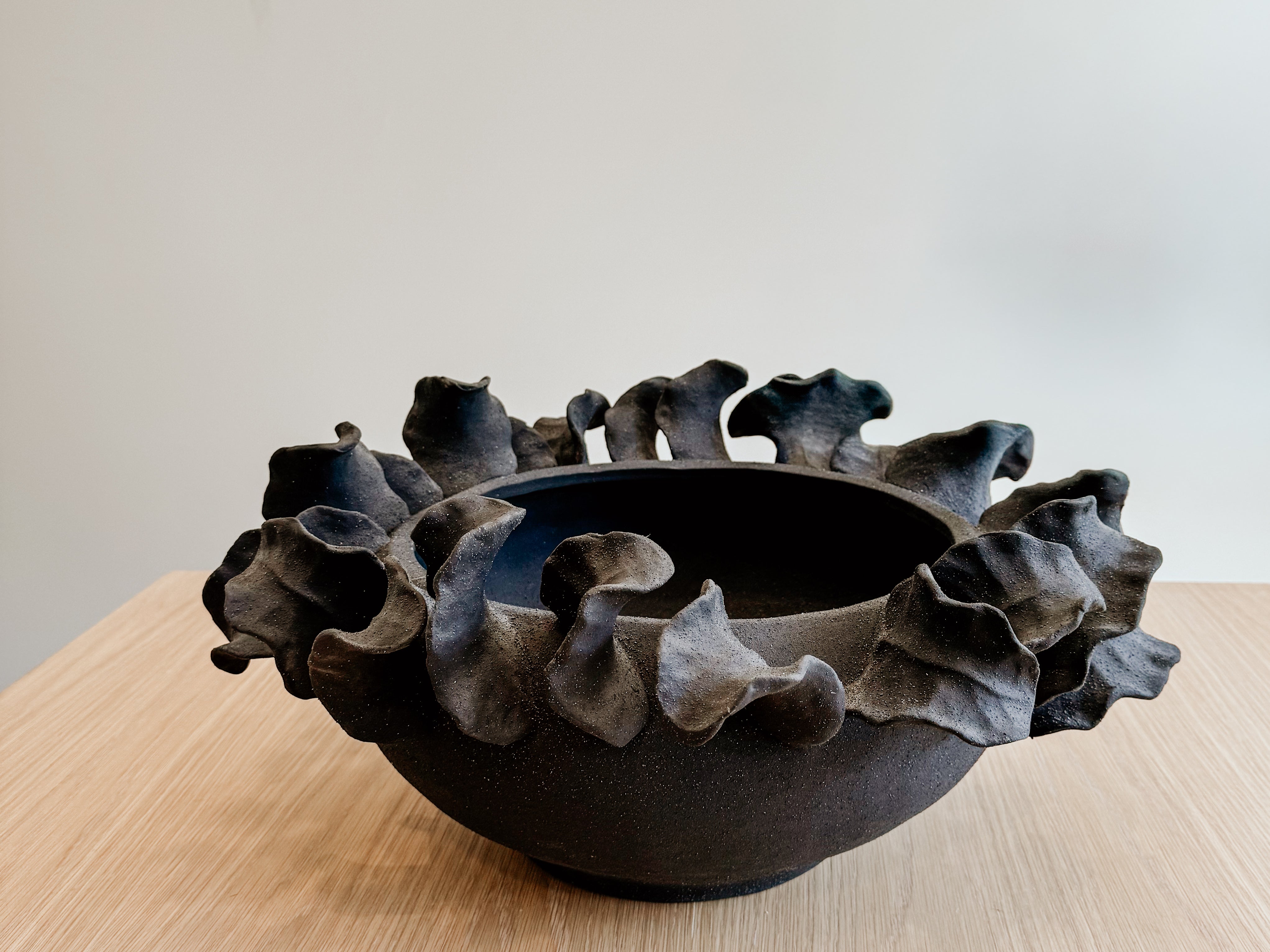 Squat Organic Planter | Black - Shop Adele Catherine 