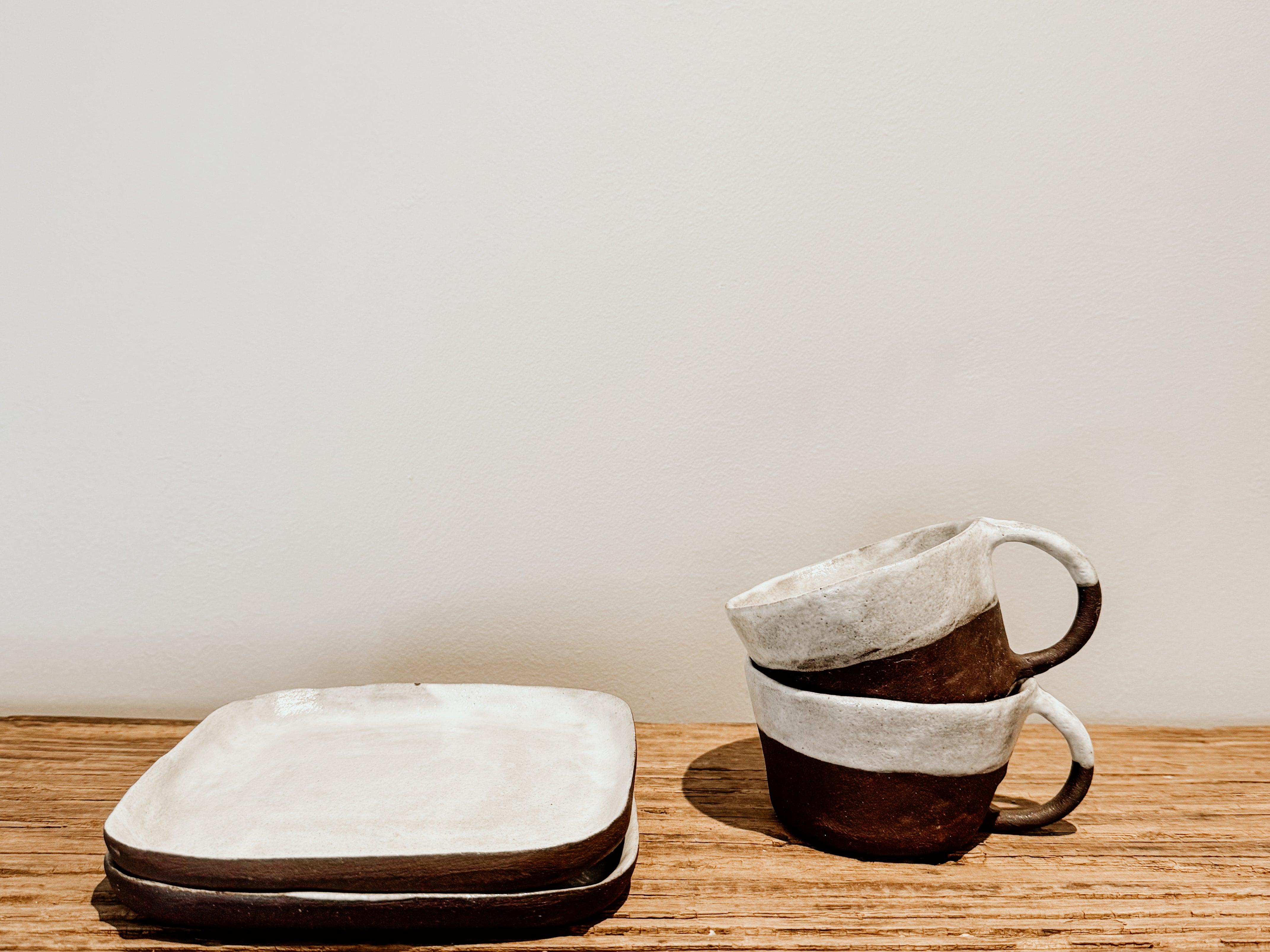 Upturned Plates | Black & White - Shop Adele Catherine 