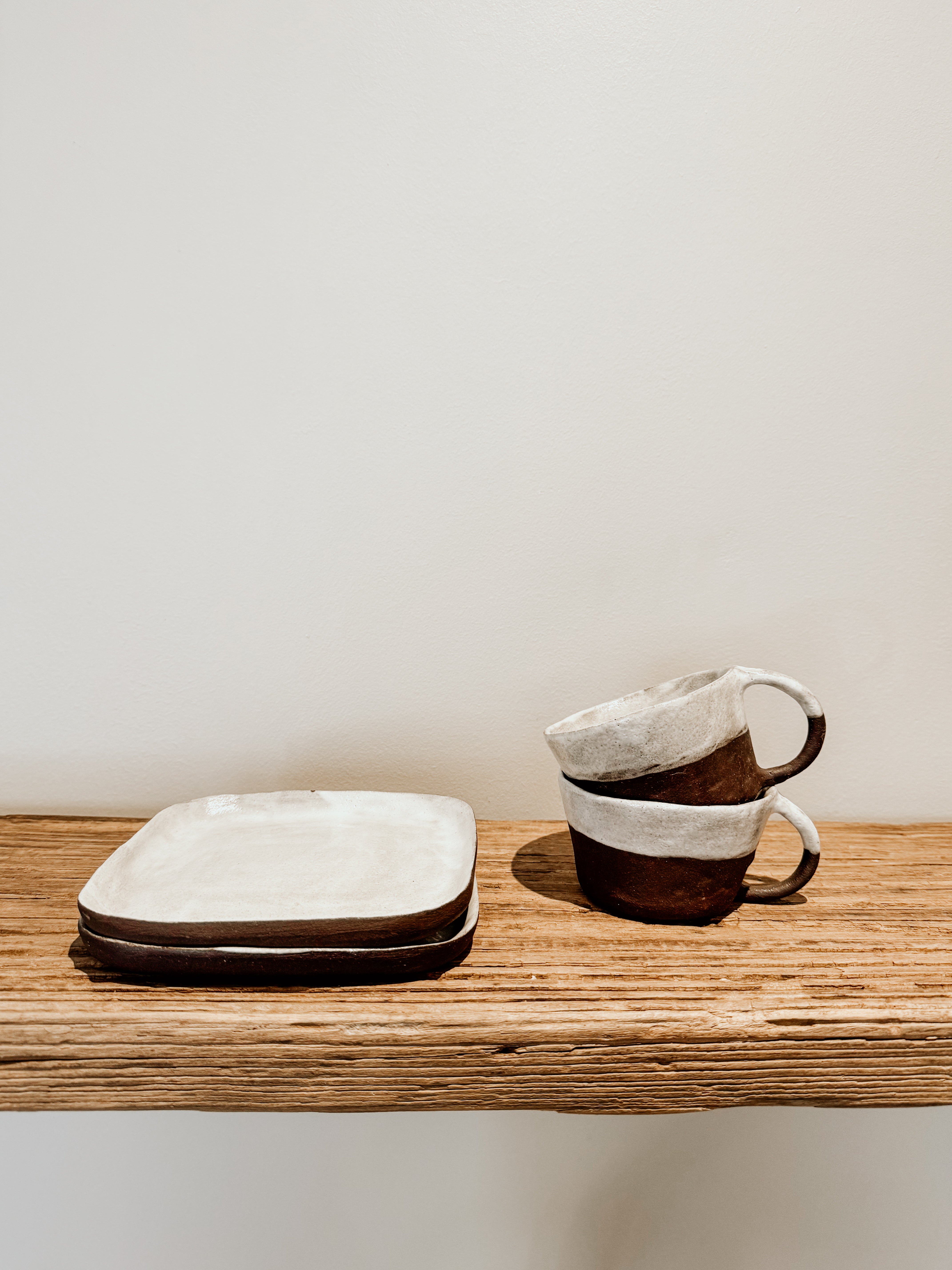 Upturned Plates | Black & White - Shop Adele Catherine 