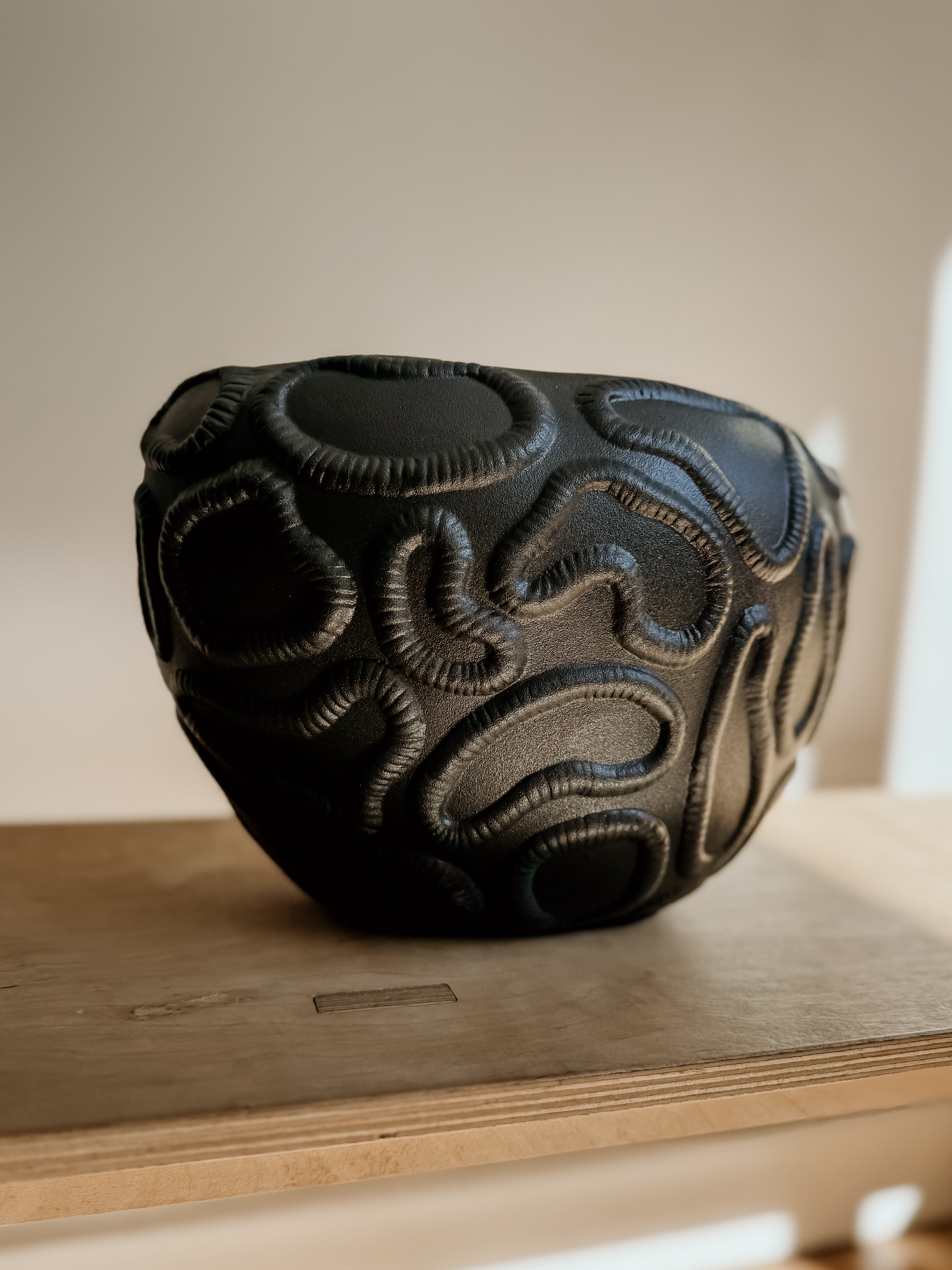 Squiggle Planter | Black - Shop Adele Catherine 
