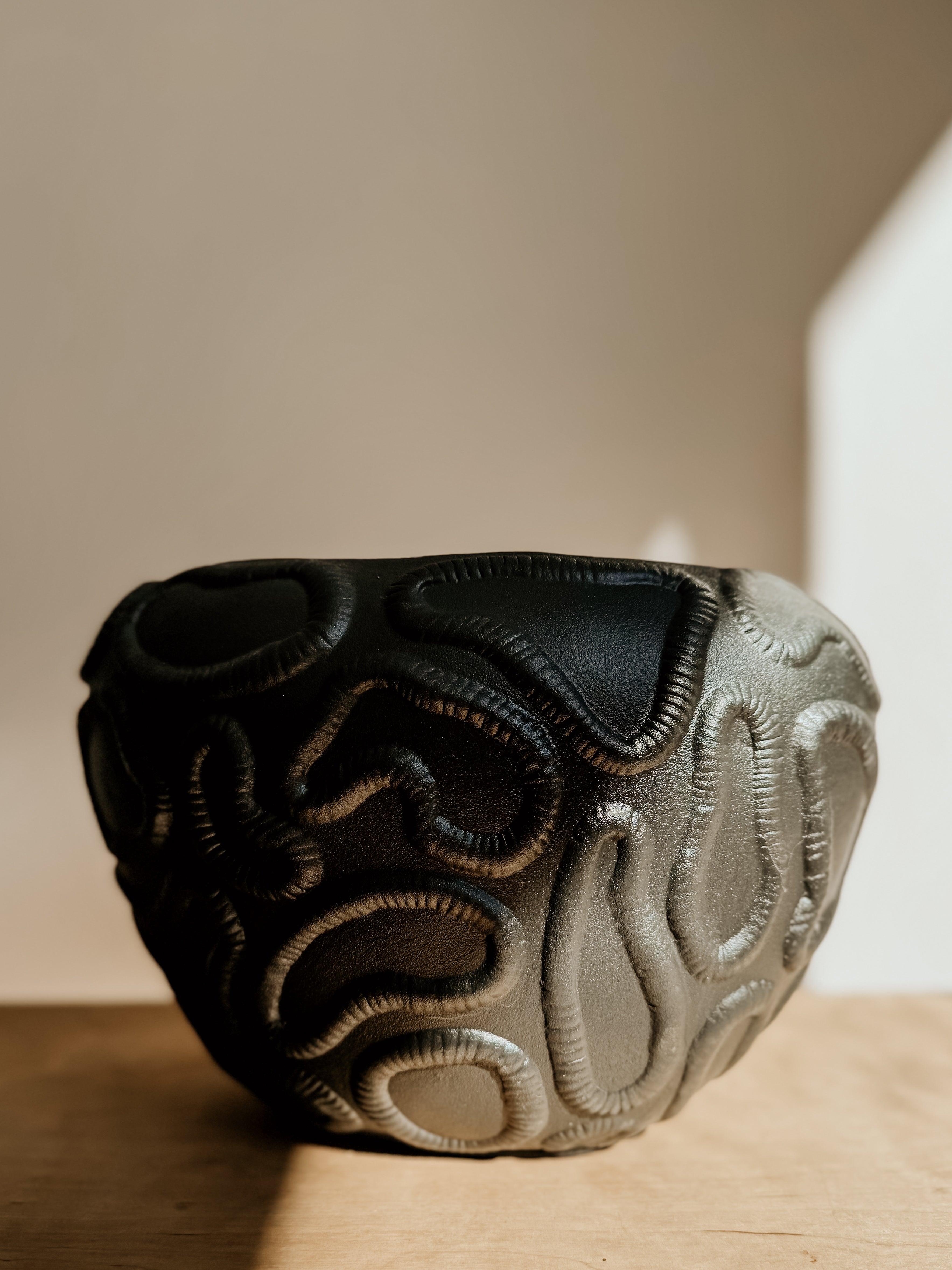 Squiggle Planter | Black - Shop Adele Catherine 