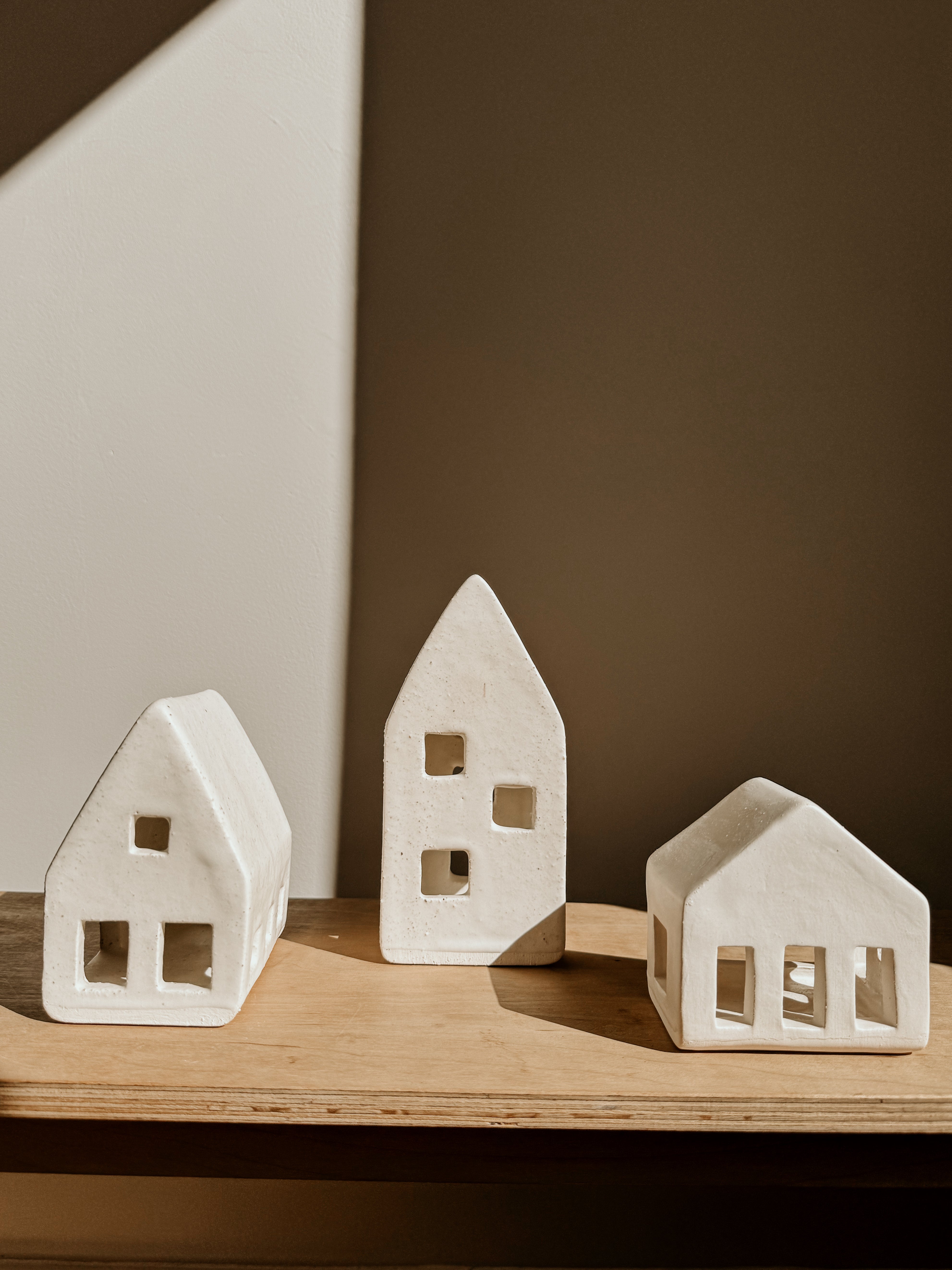 Tea Light House Large | White - Shop Adele Catherine 