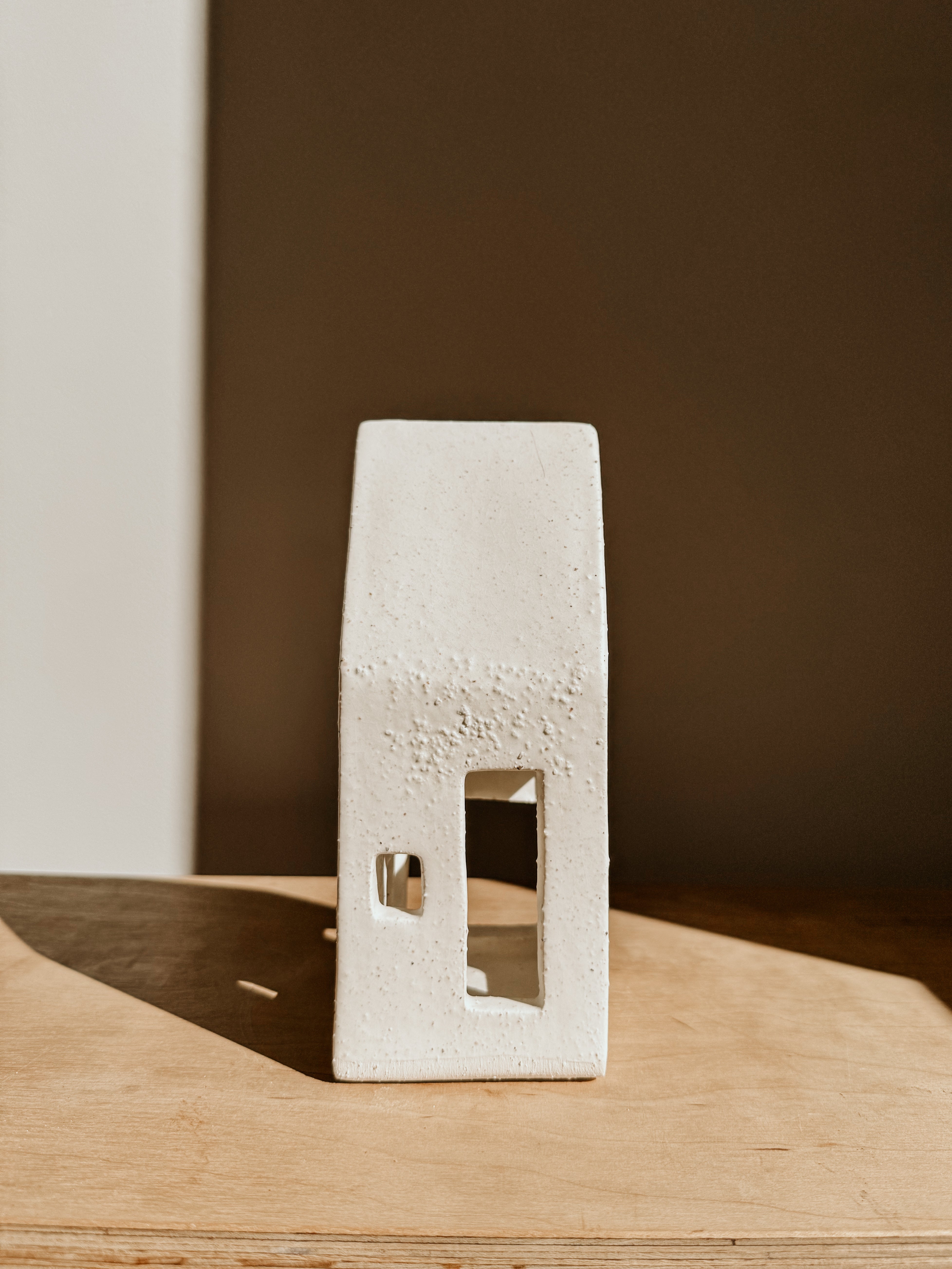 Tea Light House Large | White - Shop Adele Catherine 