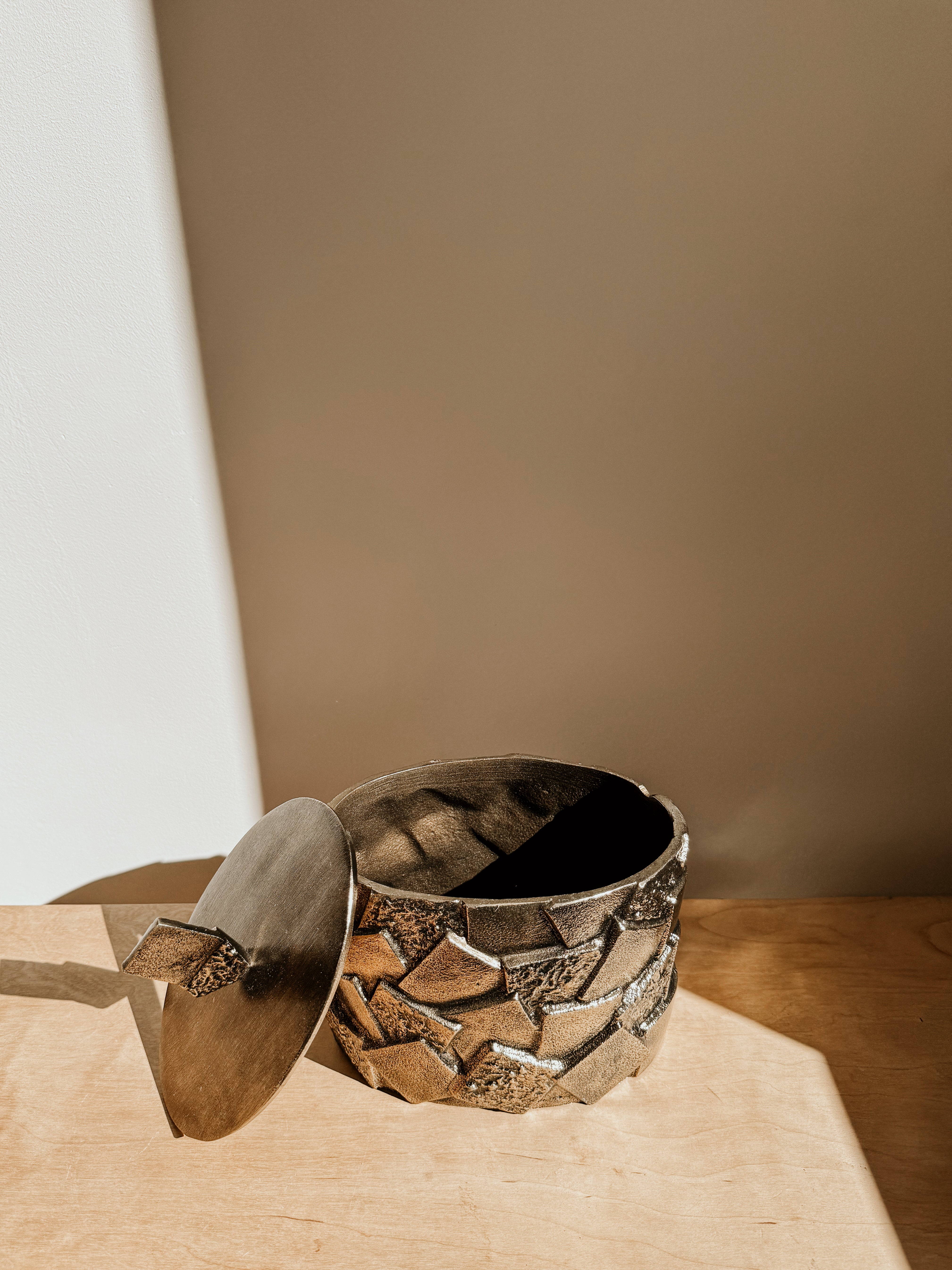 Abstract Jar Tall | Brass - Shop Adele Catherine 