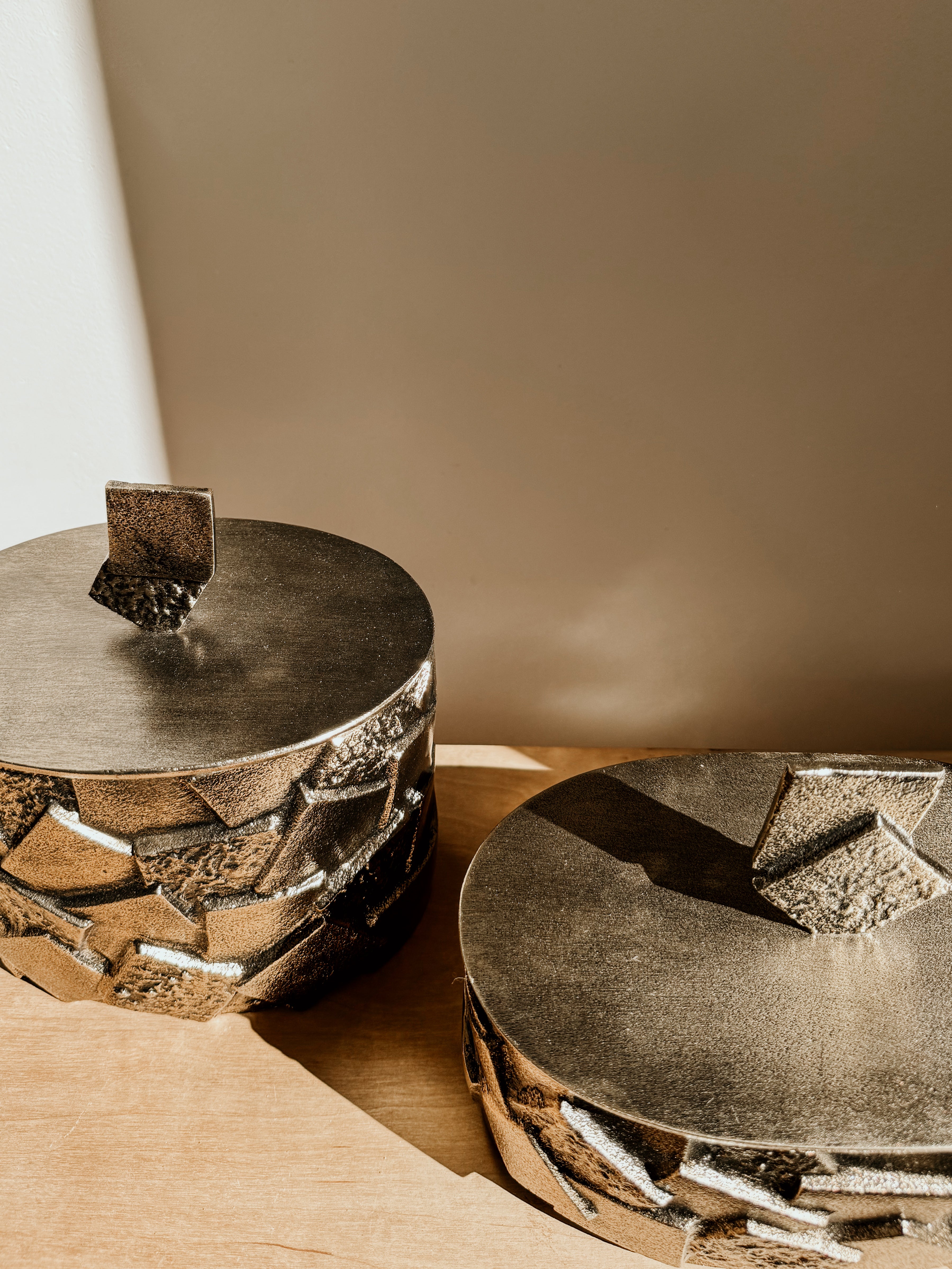 Abstract Jar Tall | Brass - Shop Adele Catherine 