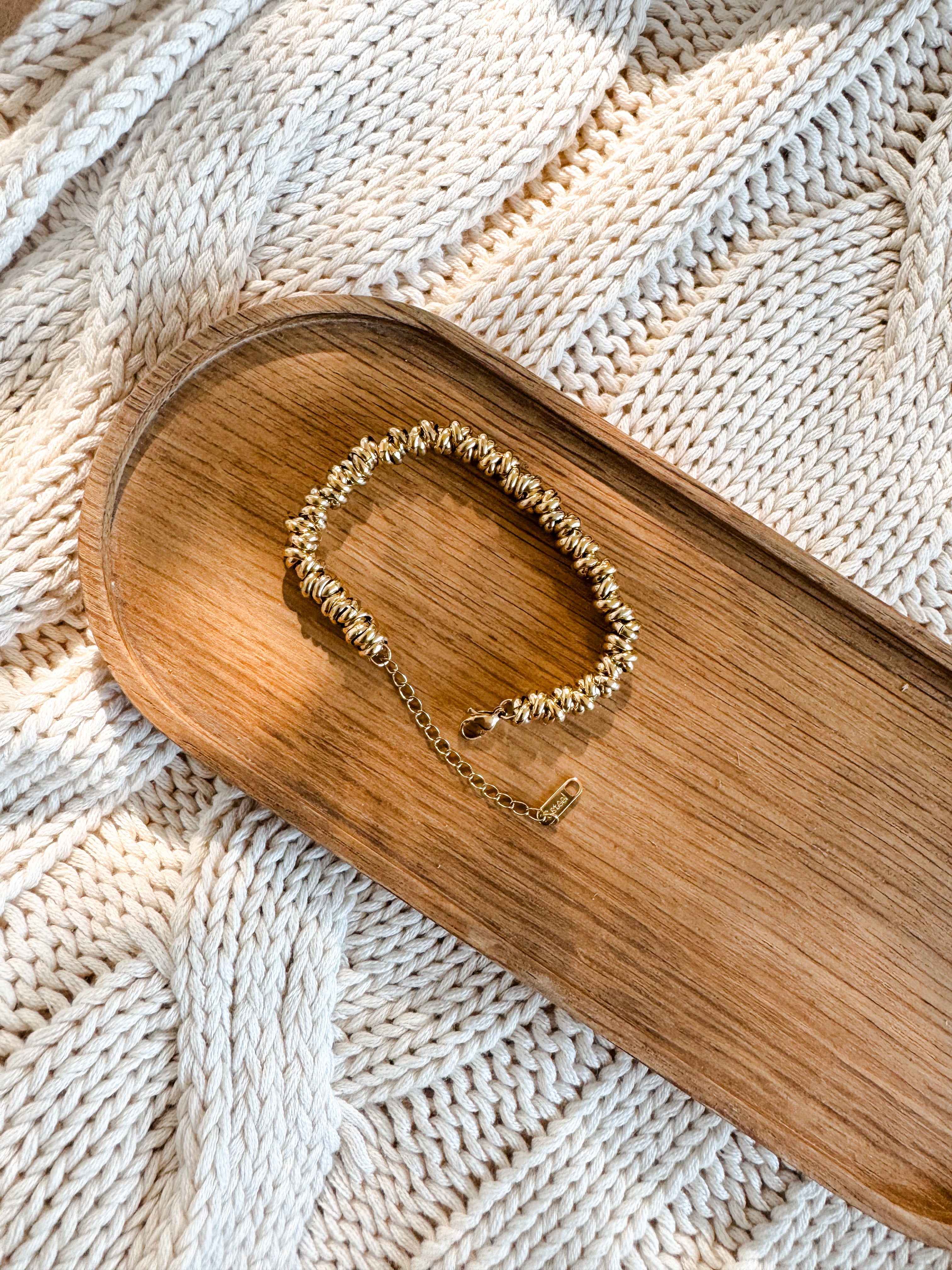 The Ellie Bold Bracelet | Gold - Shop Adele Catherine 