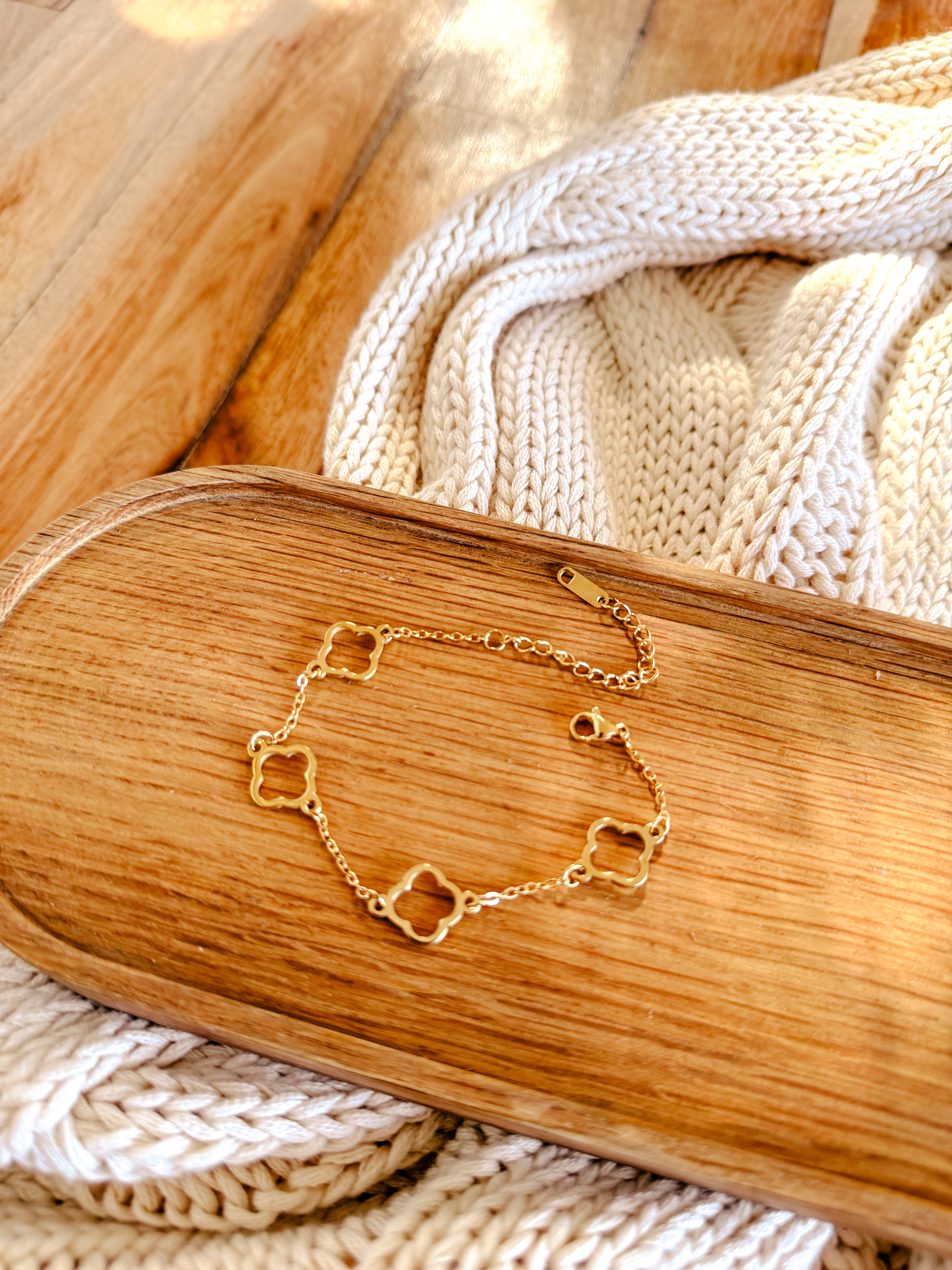 The Clara Charm Bracelet | Gold - Shop Adele Catherine 