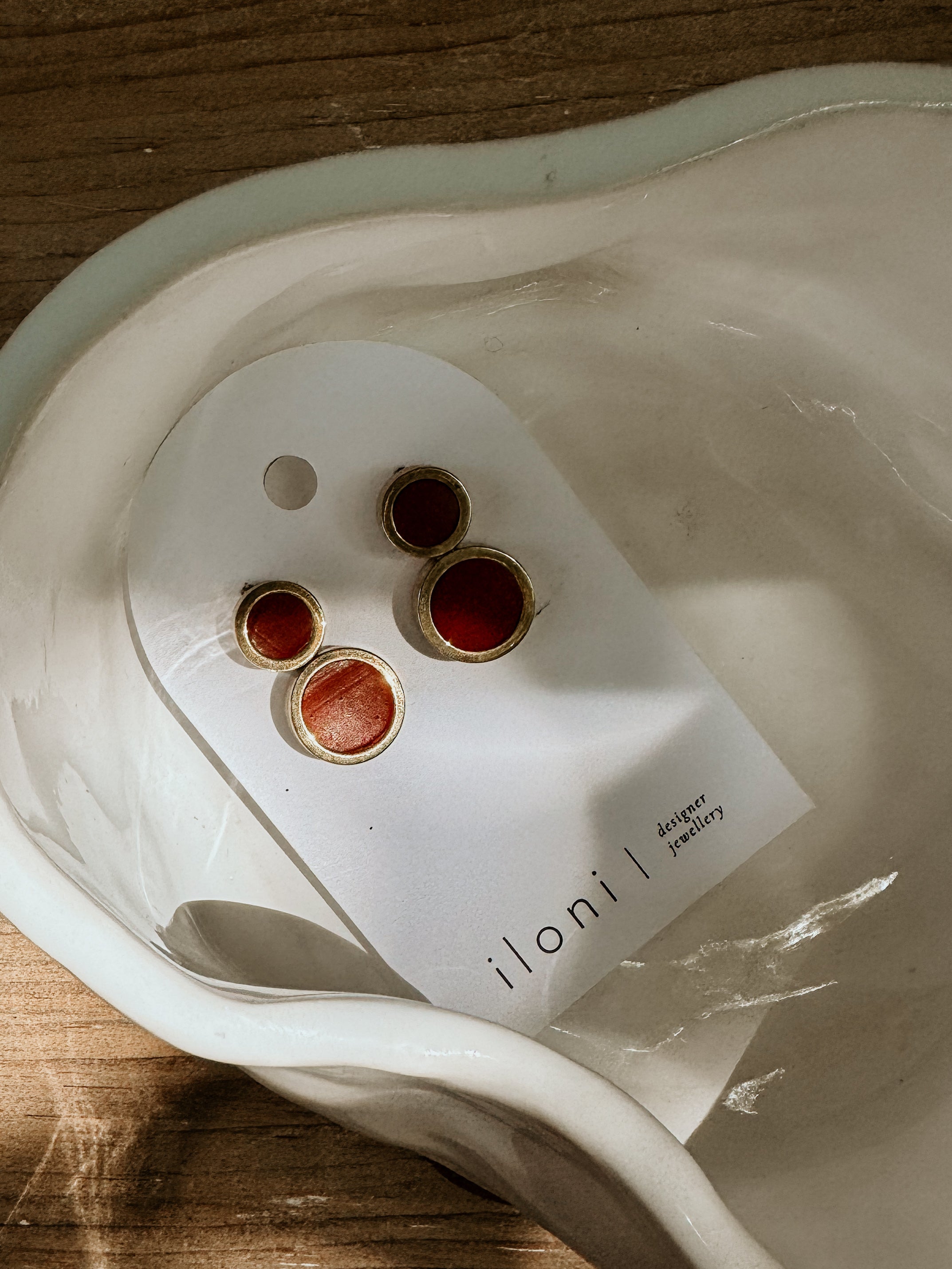 Eight Earrings | Red