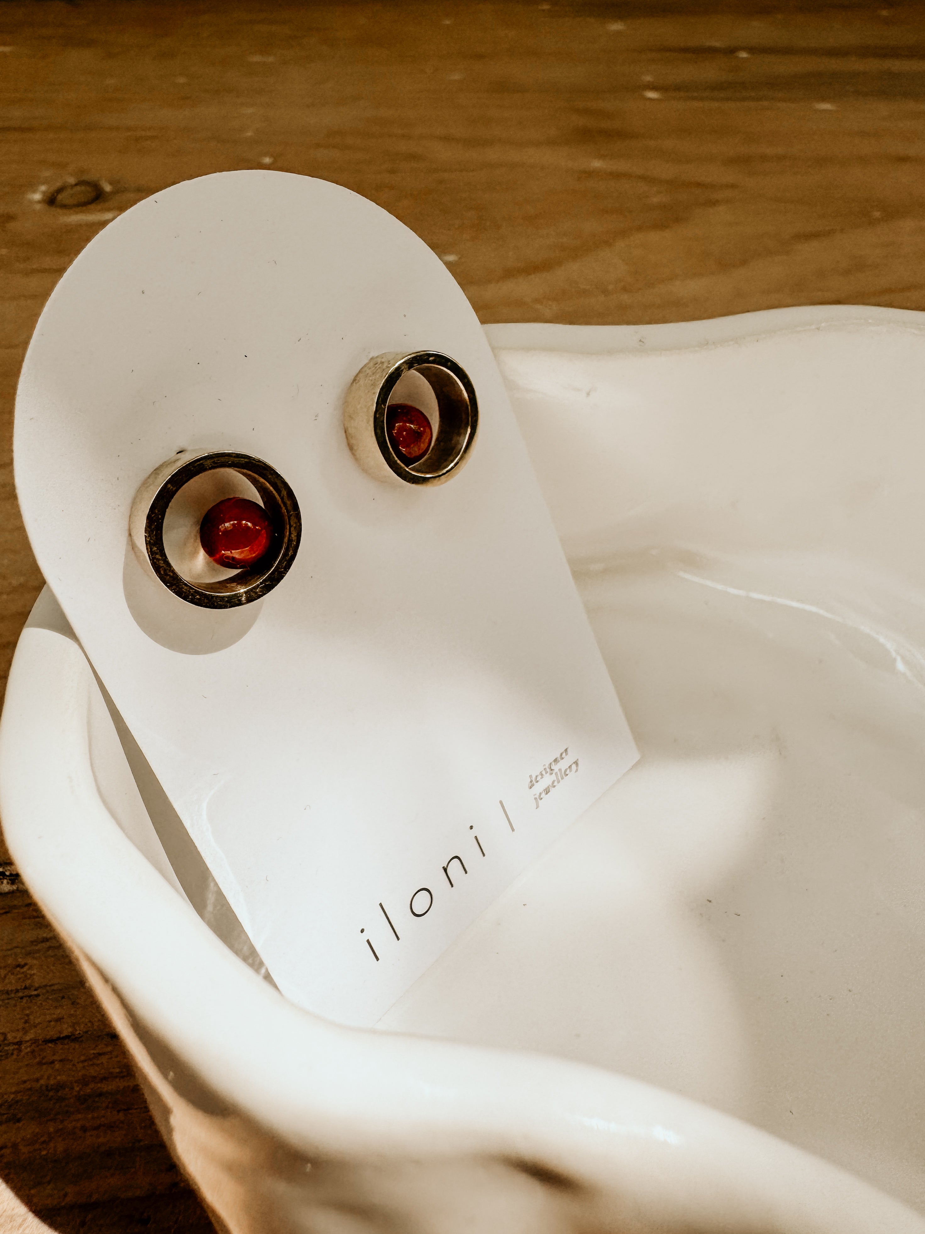 African Sunsrise Earring | Red