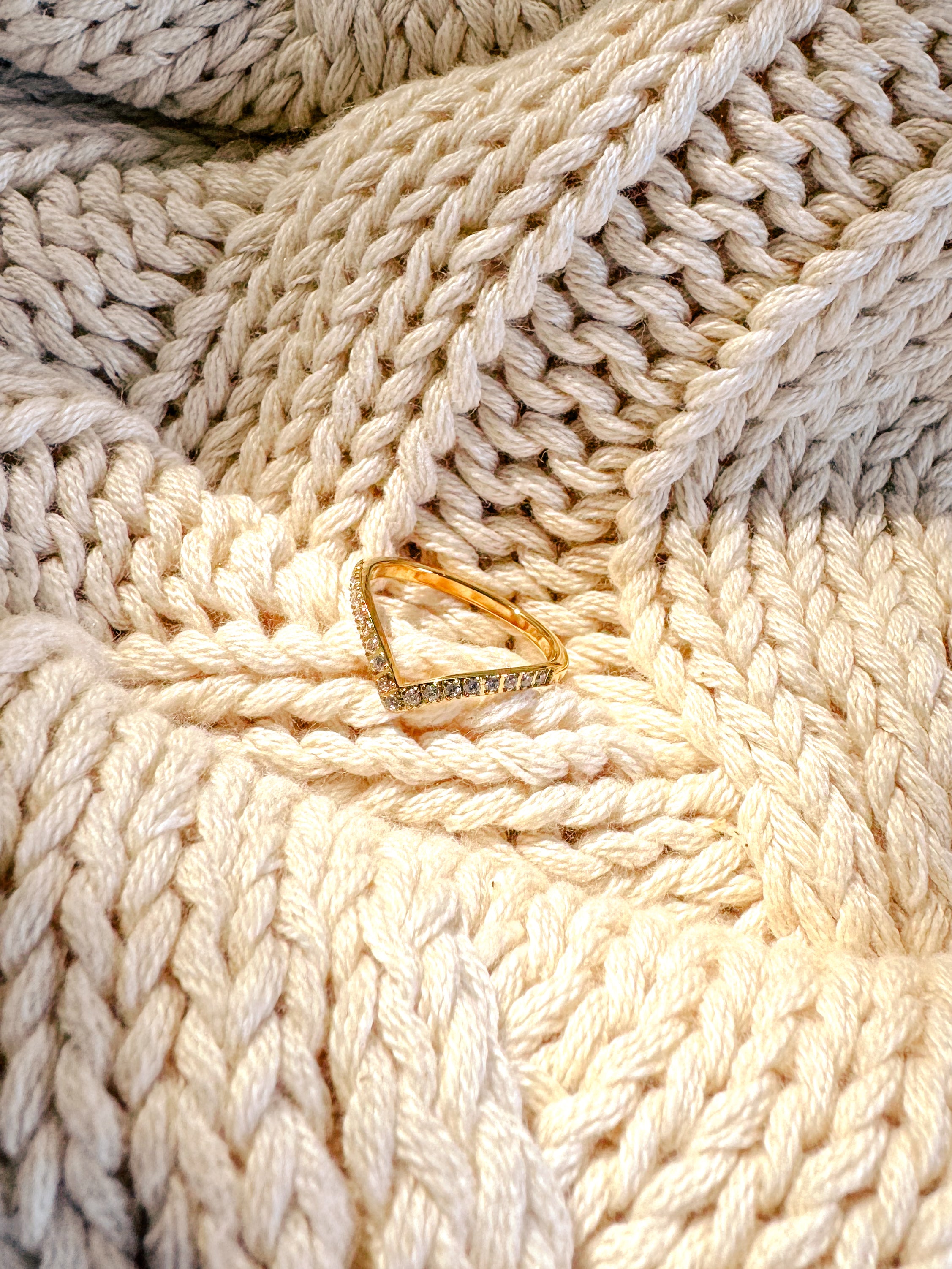 The Mia Wishbone Ring - Shop Adele Catherine 