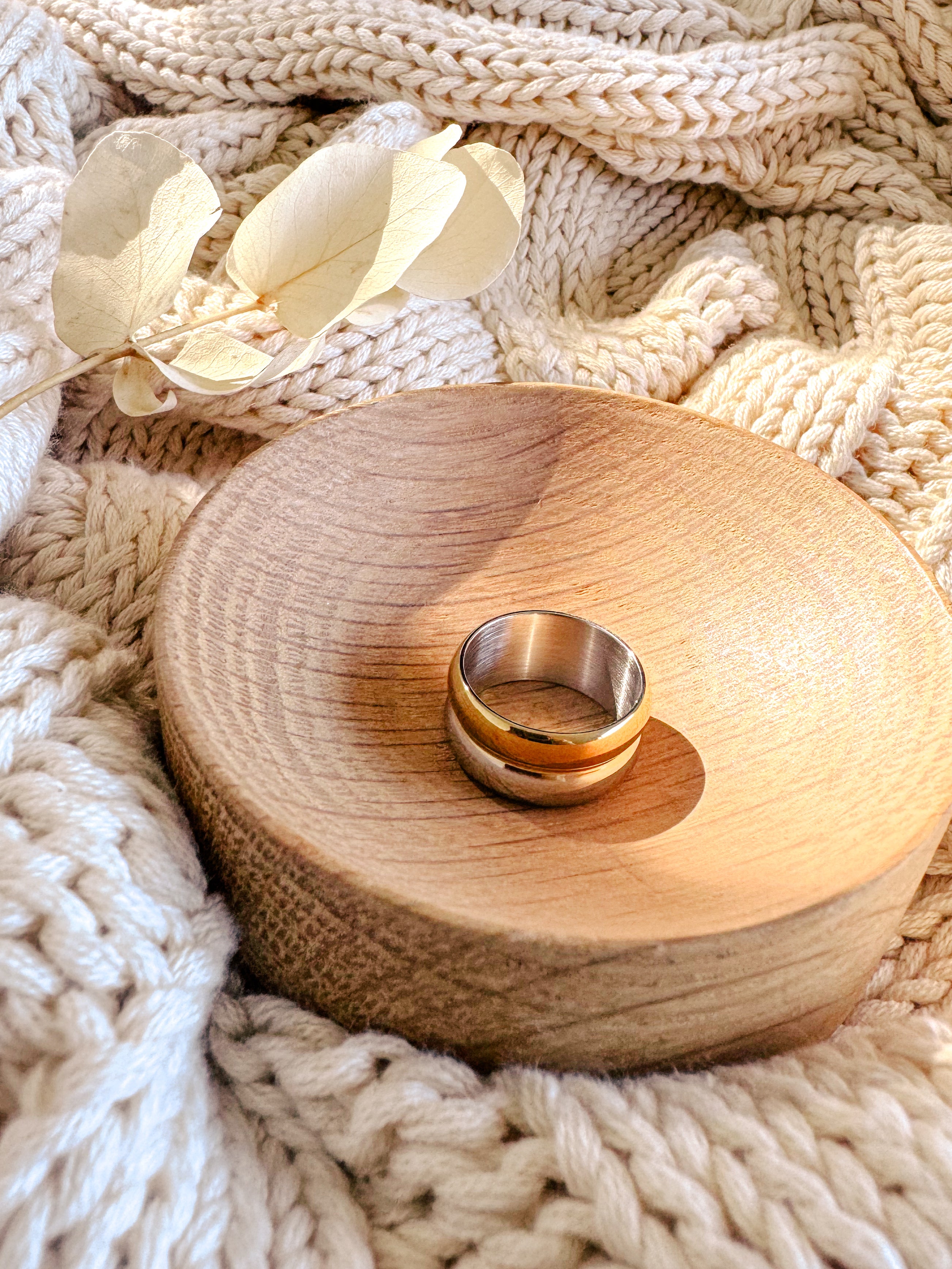 The Poppy Metal Mix Ring - Shop Adele Catherine 