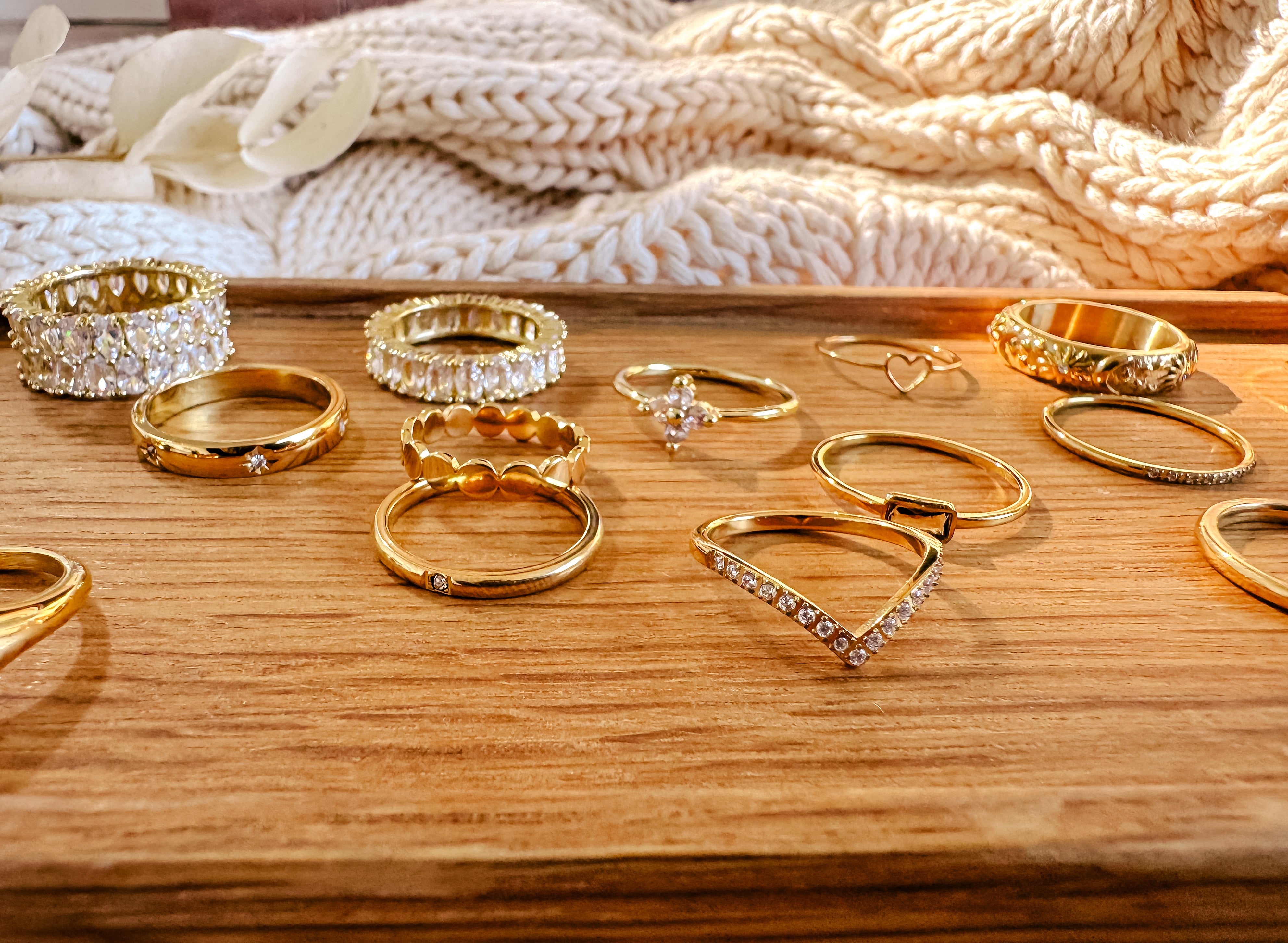 The Olivia Sparkle Single Ring - Shop Adele Catherine 