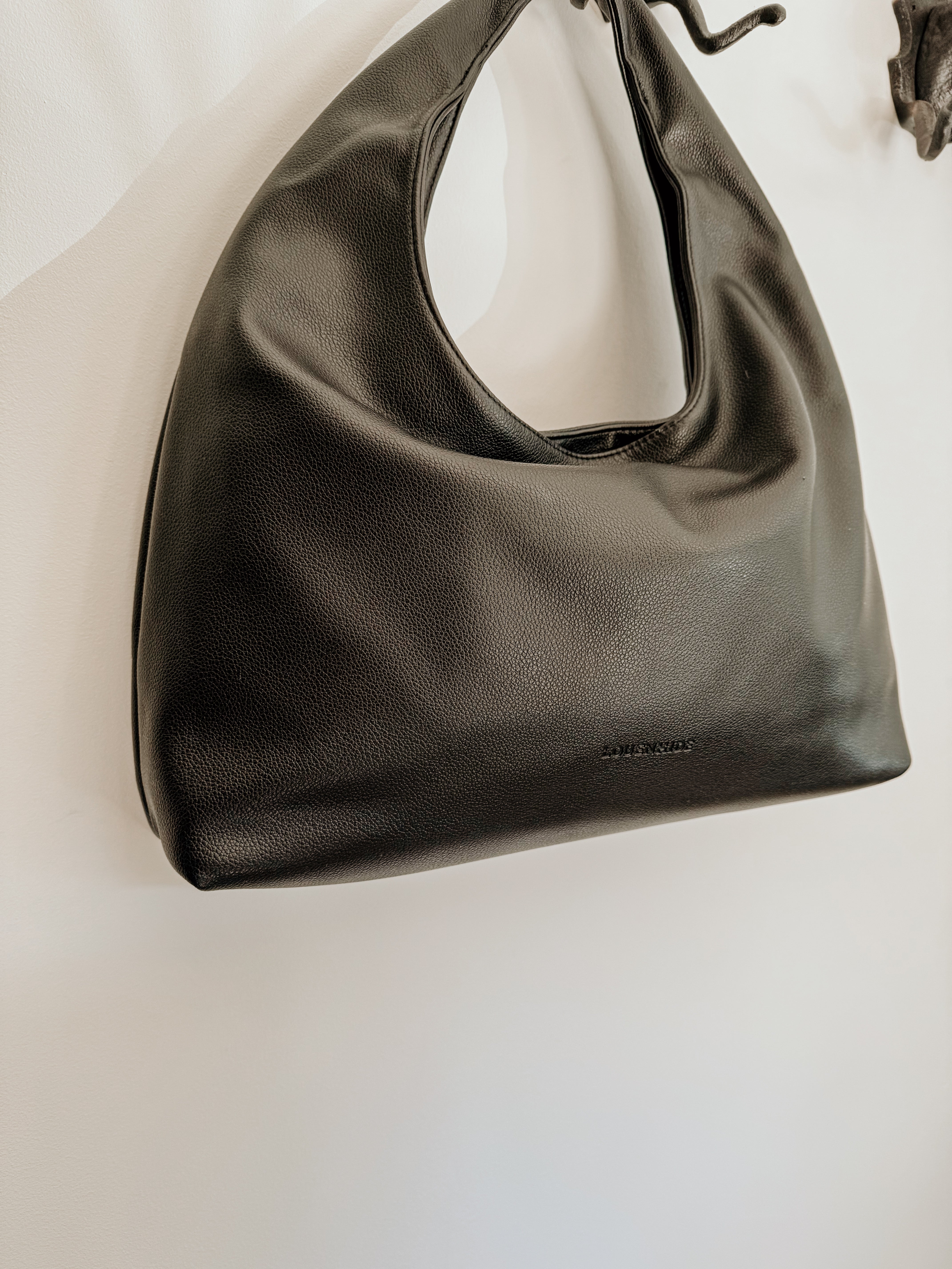 Monaco Shoulder Handbag | Black - Shop Adele Catherine 