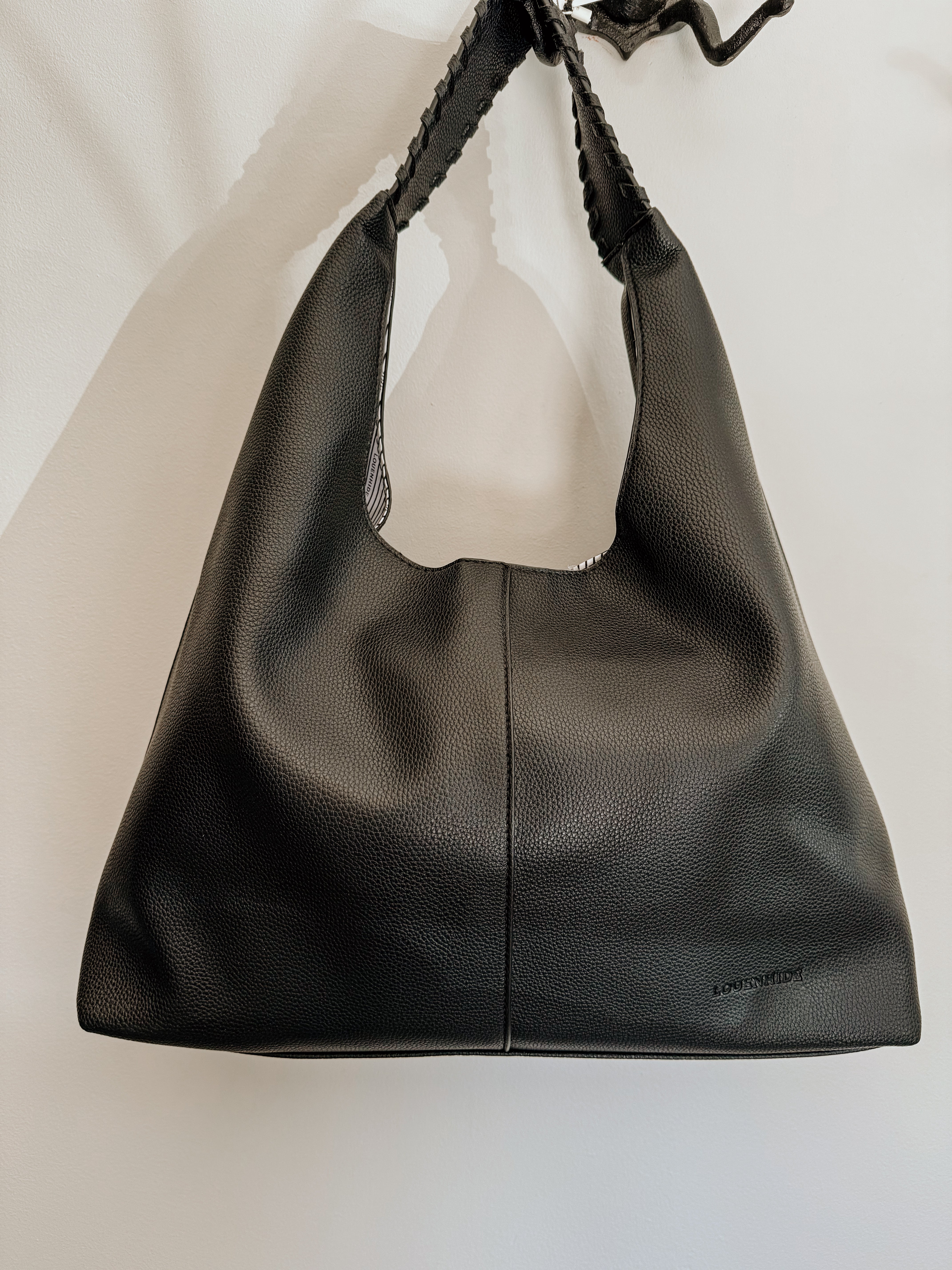 Avery Shoulder Bag | Black - Shop Adele Catherine 