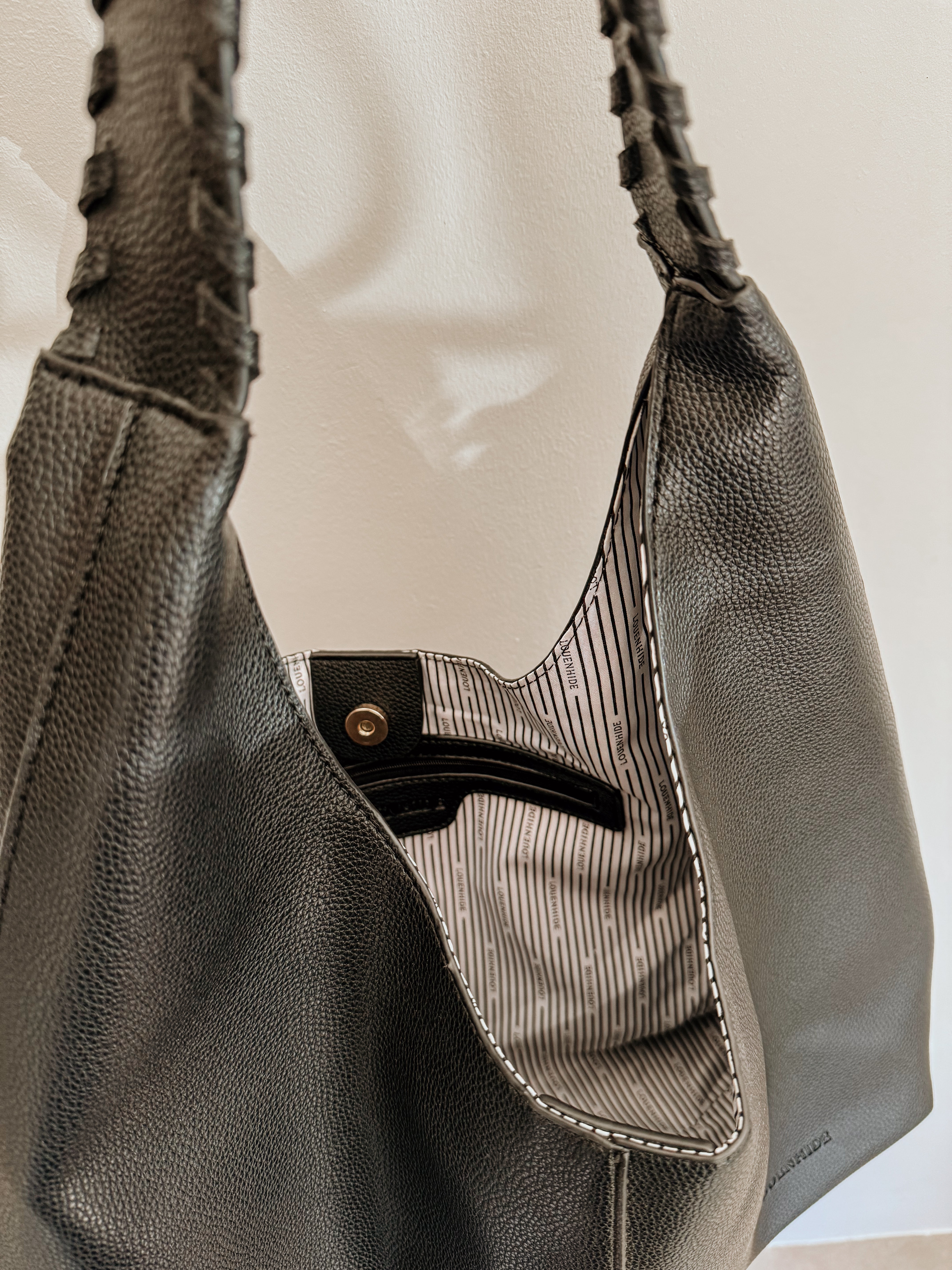 Avery Shoulder Bag | Black - Shop Adele Catherine 