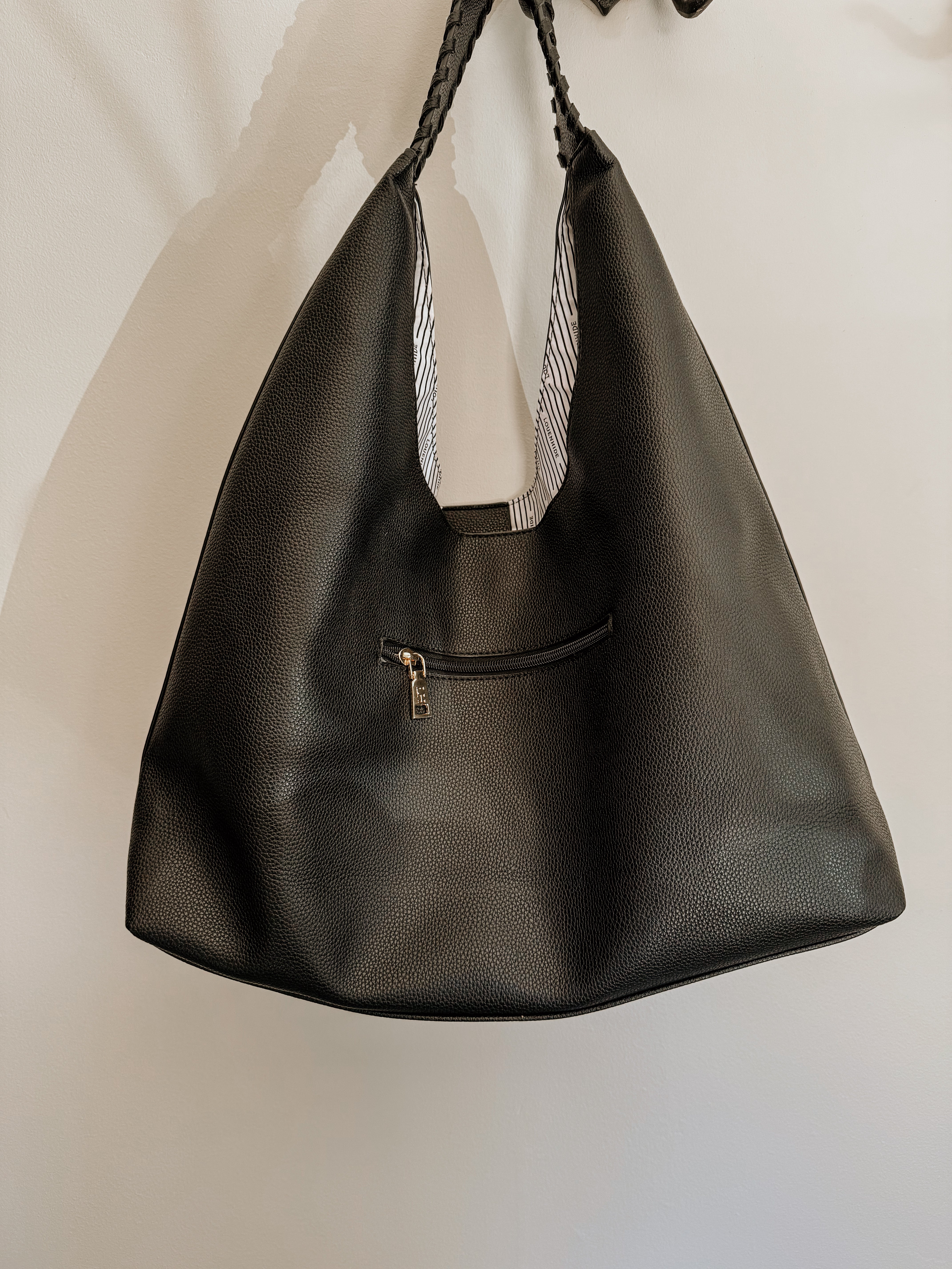 Avery Shoulder Bag | Black - Shop Adele Catherine 