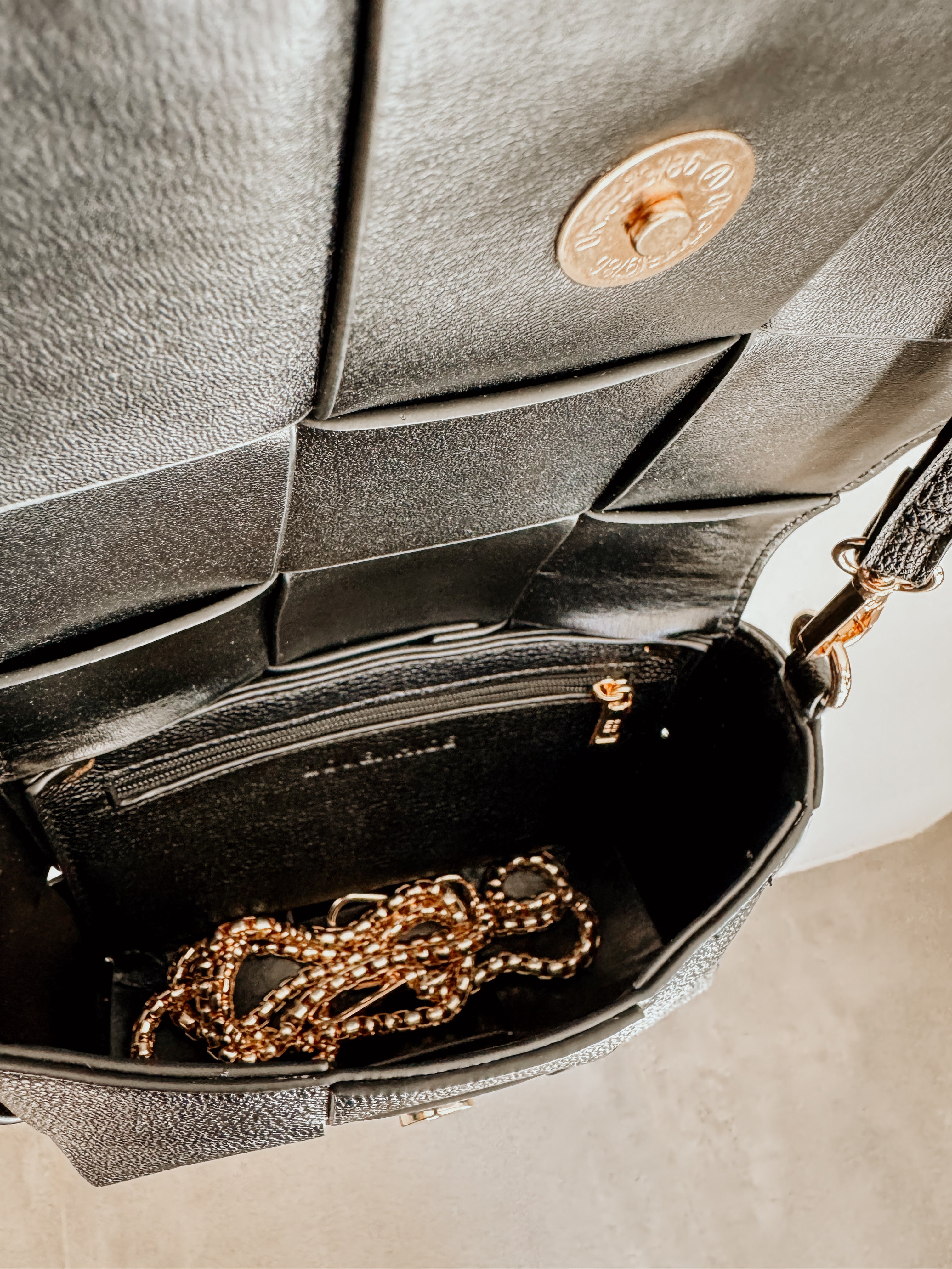 Josephine Crossbody Bag | Black - Shop Adele Catherine 