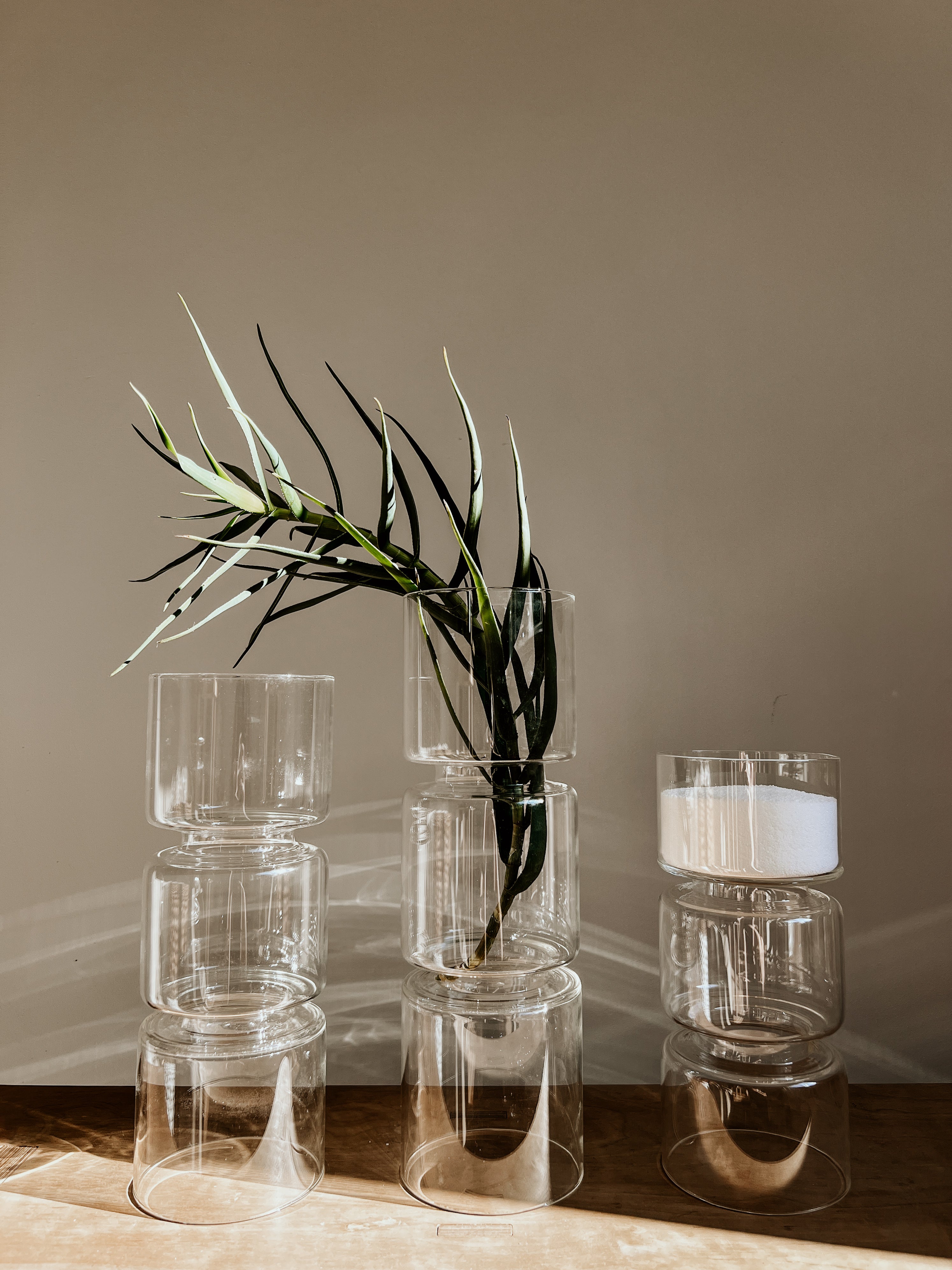 Candle Holder / Vase Medium | Clear - Shop Adele Catherine 