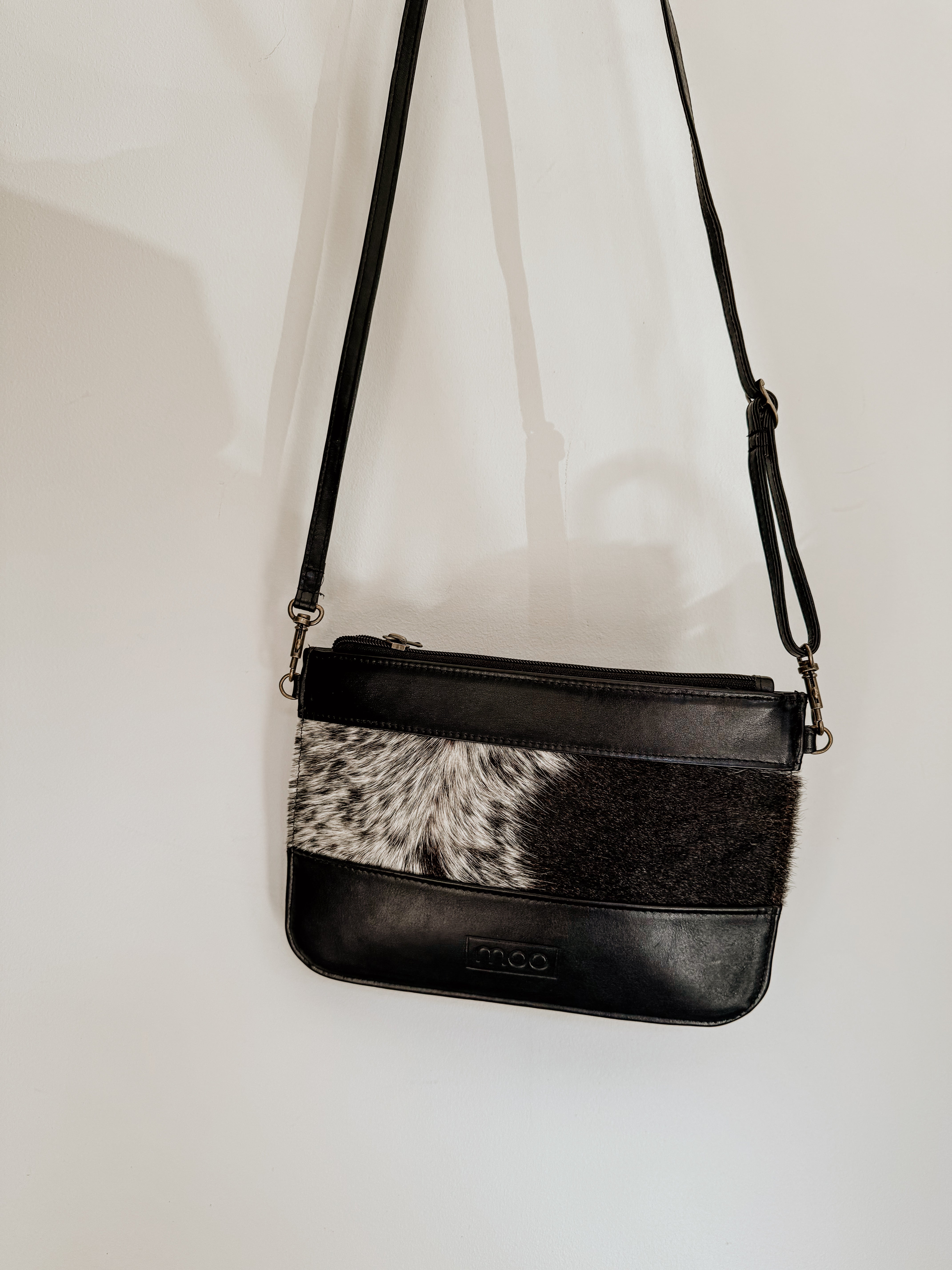 Molly Clutch Bag | Black & White - Shop Adele Catherine 