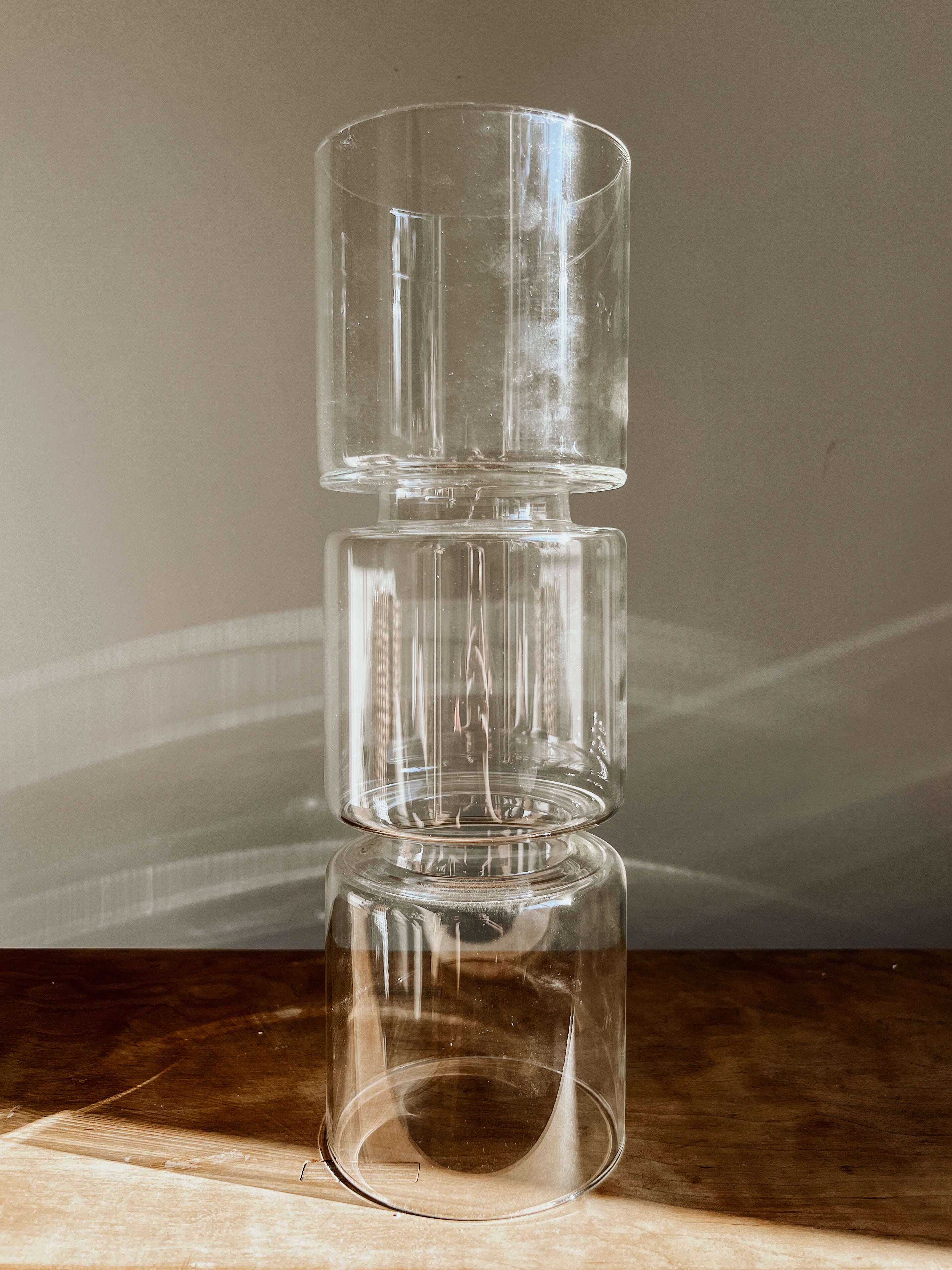 Candle Holder / Vase Large | Clear - Shop Adele Catherine 