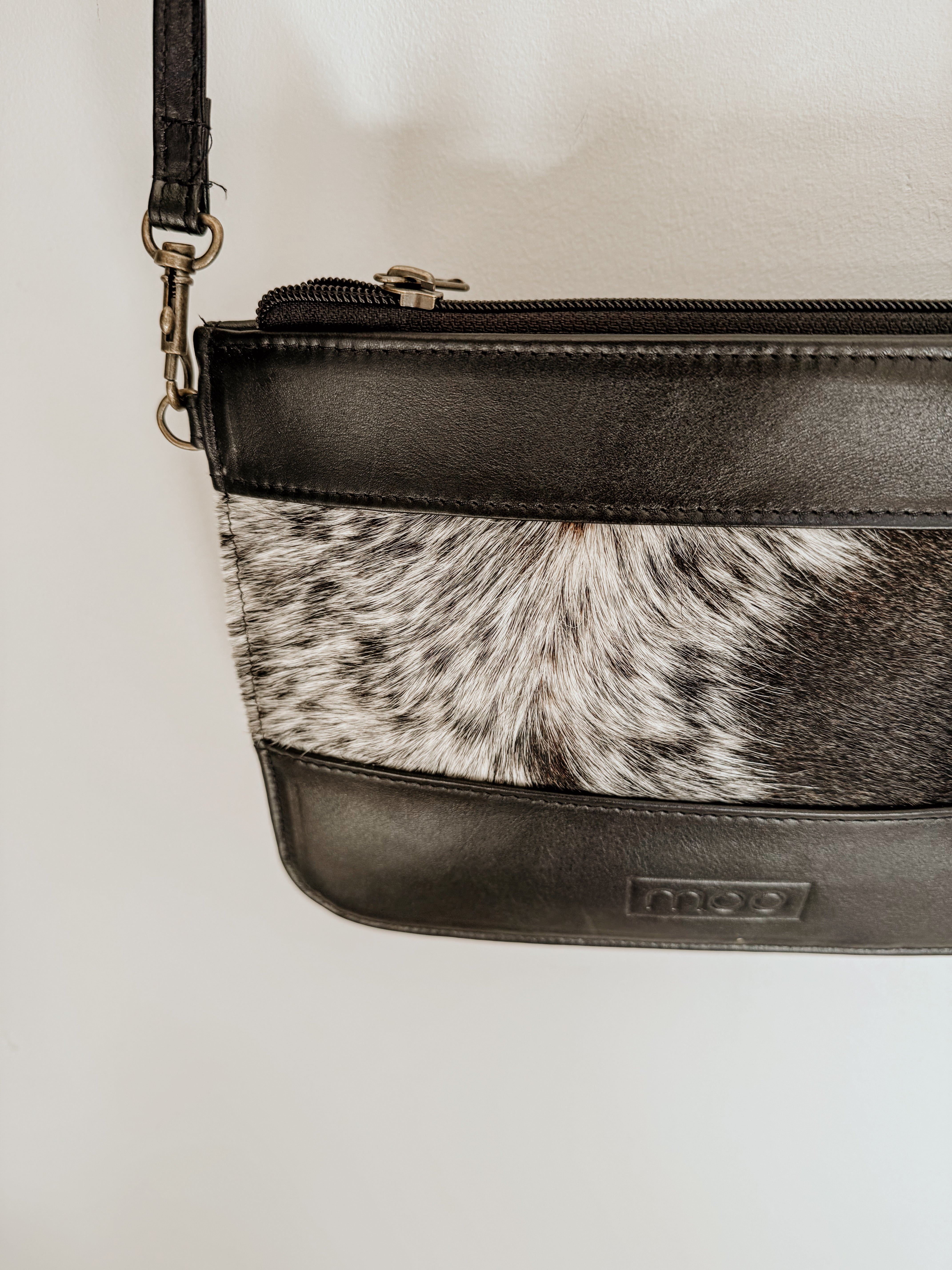 Molly Clutch Bag | Black & White - Shop Adele Catherine 