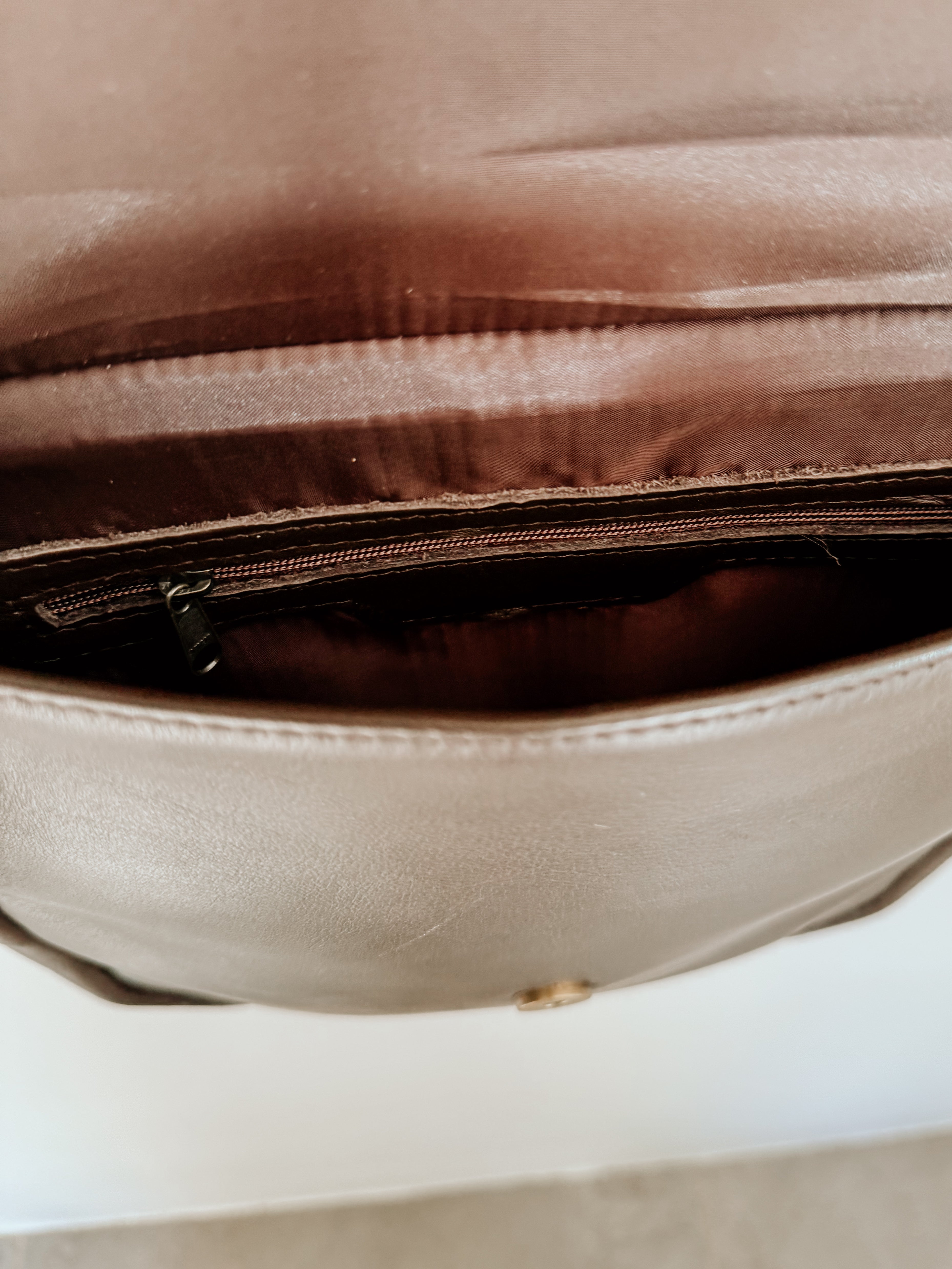 Sophie Sling Bag | Brown - Shop Adele Catherine 