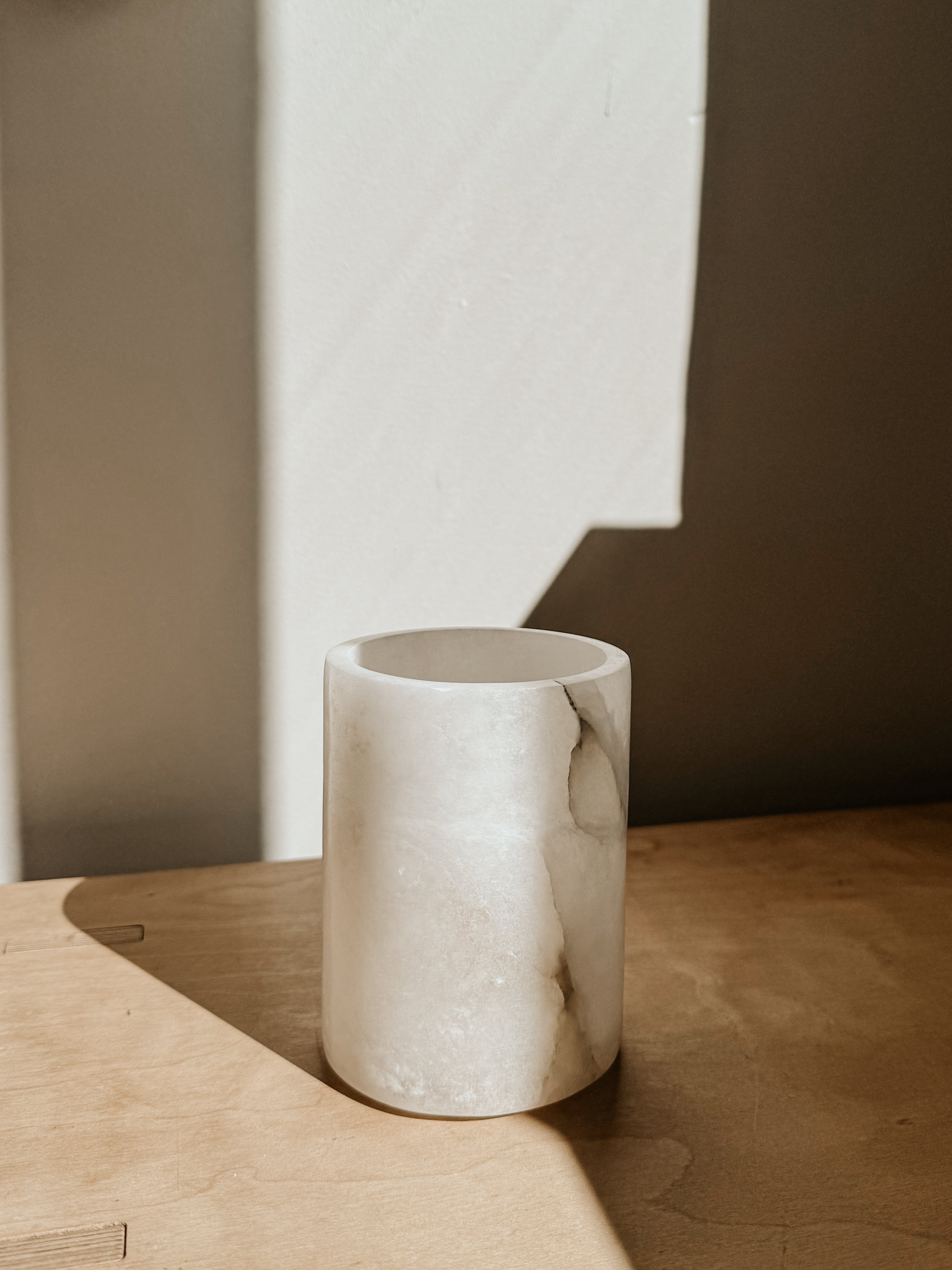 Alabaster Tumbler | White - Shop Adele Catherine 