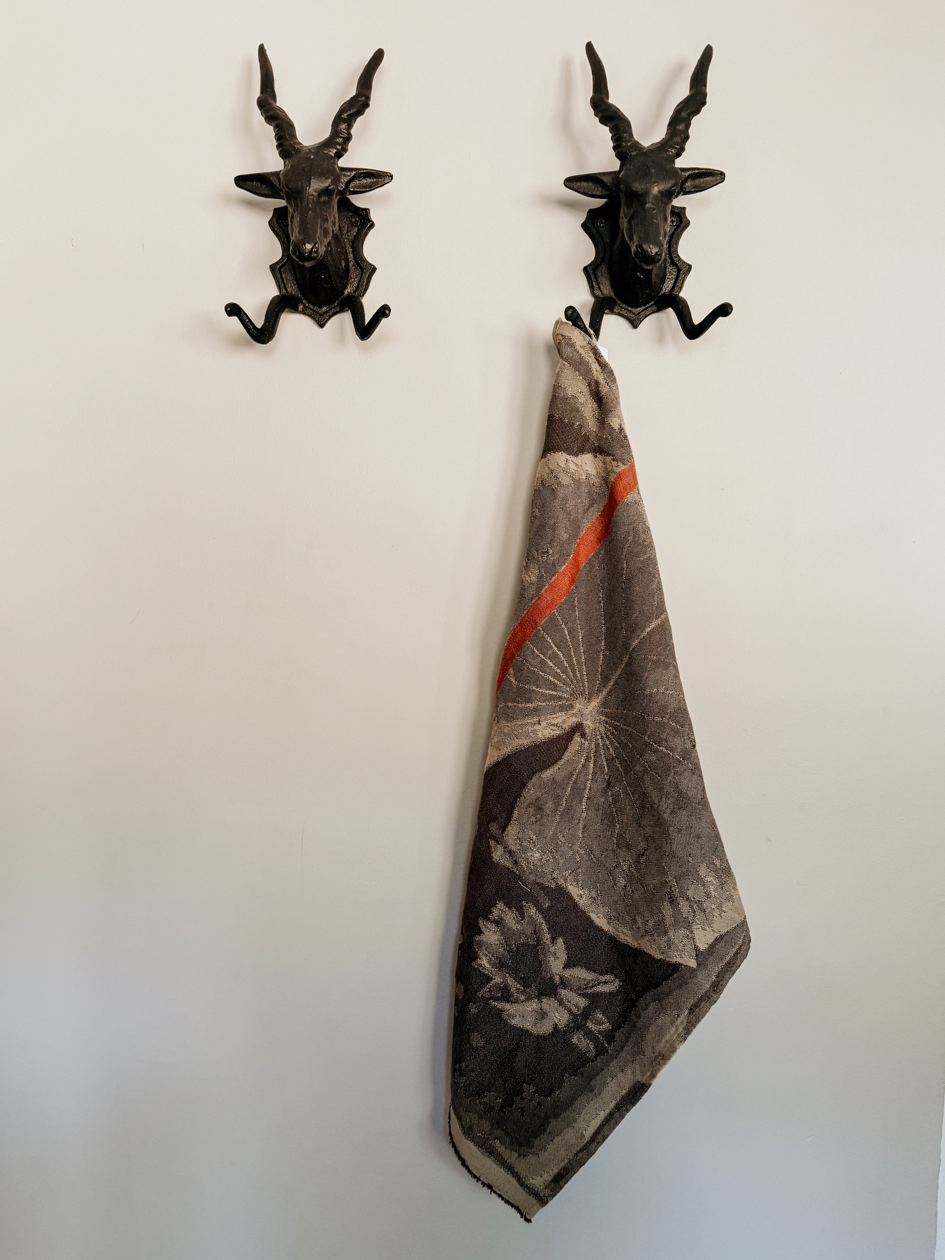 Mopipi Guest Towel | Charcoal- Rust - Shop Adele Catherine 