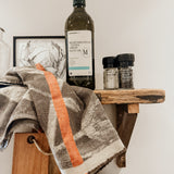 Mopipi Guest Towel | Charcoal- Rust - Shop Adele Catherine 