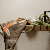 Mopipi Guest Towel | Charcoal- Rust - Shop Adele Catherine 