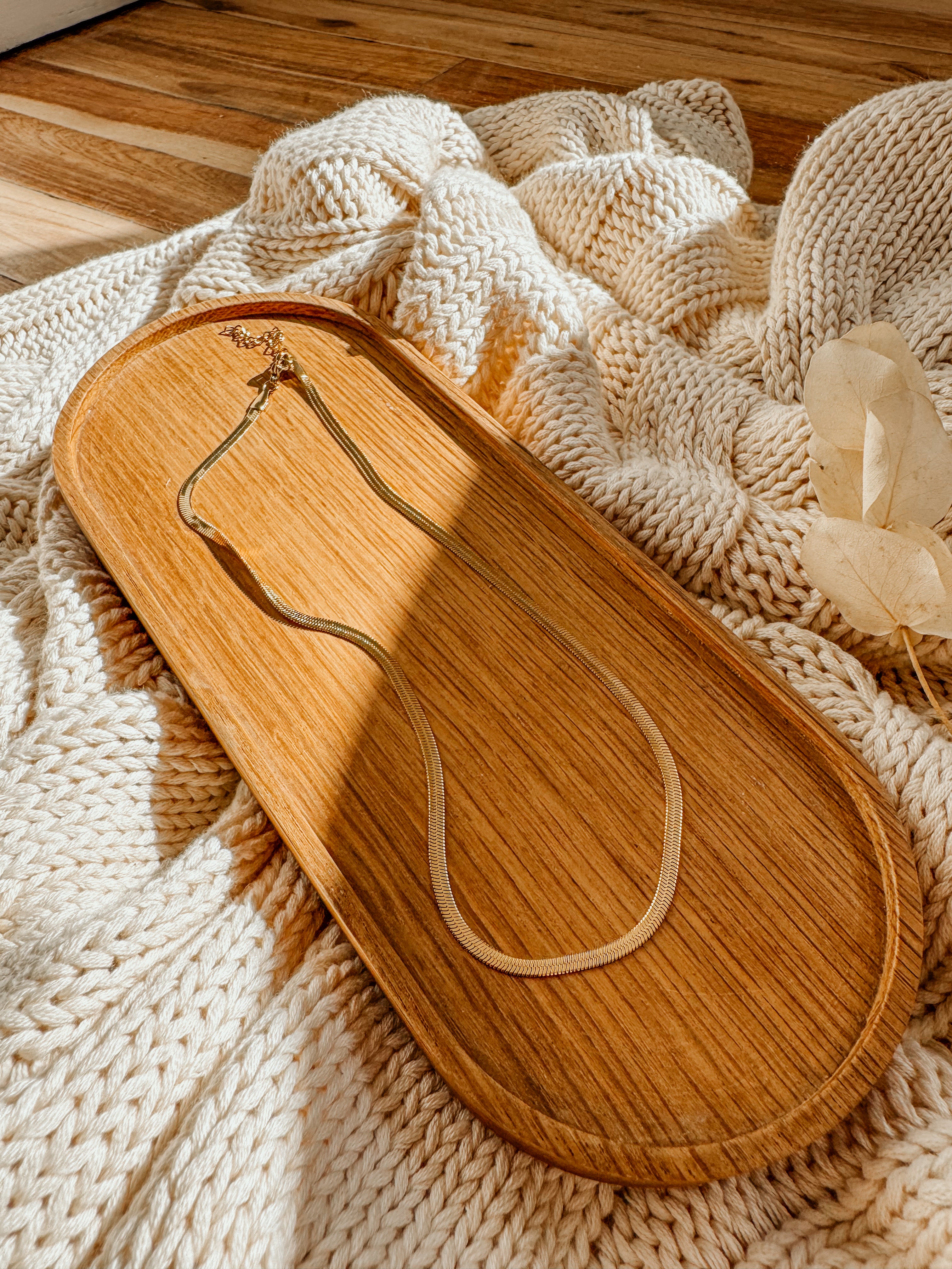 The Summer Snake Chain | Gold - Shop Adele Catherine 