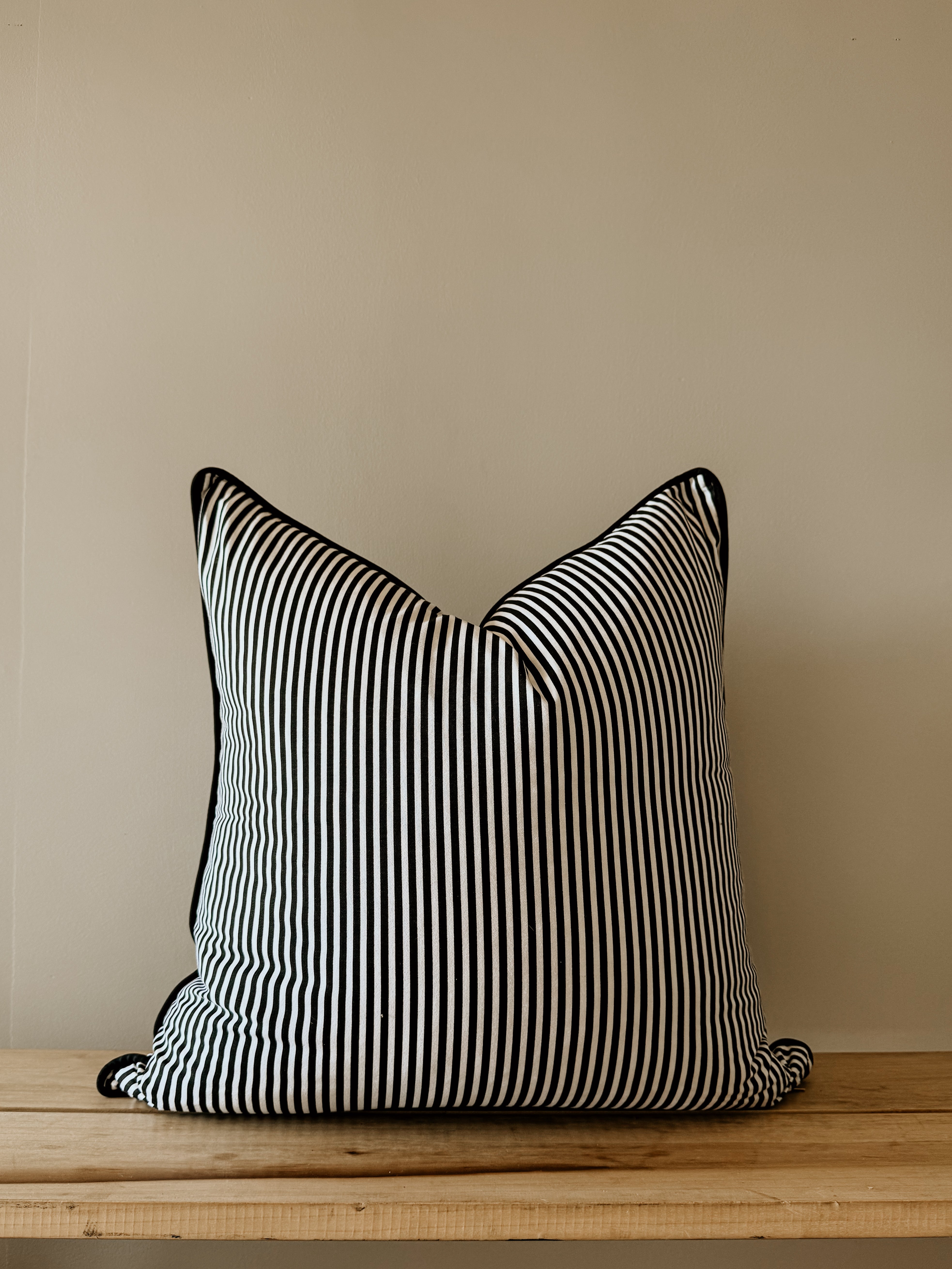 Thin Black & White Stripe Scatter - Shop Adele Catherine 