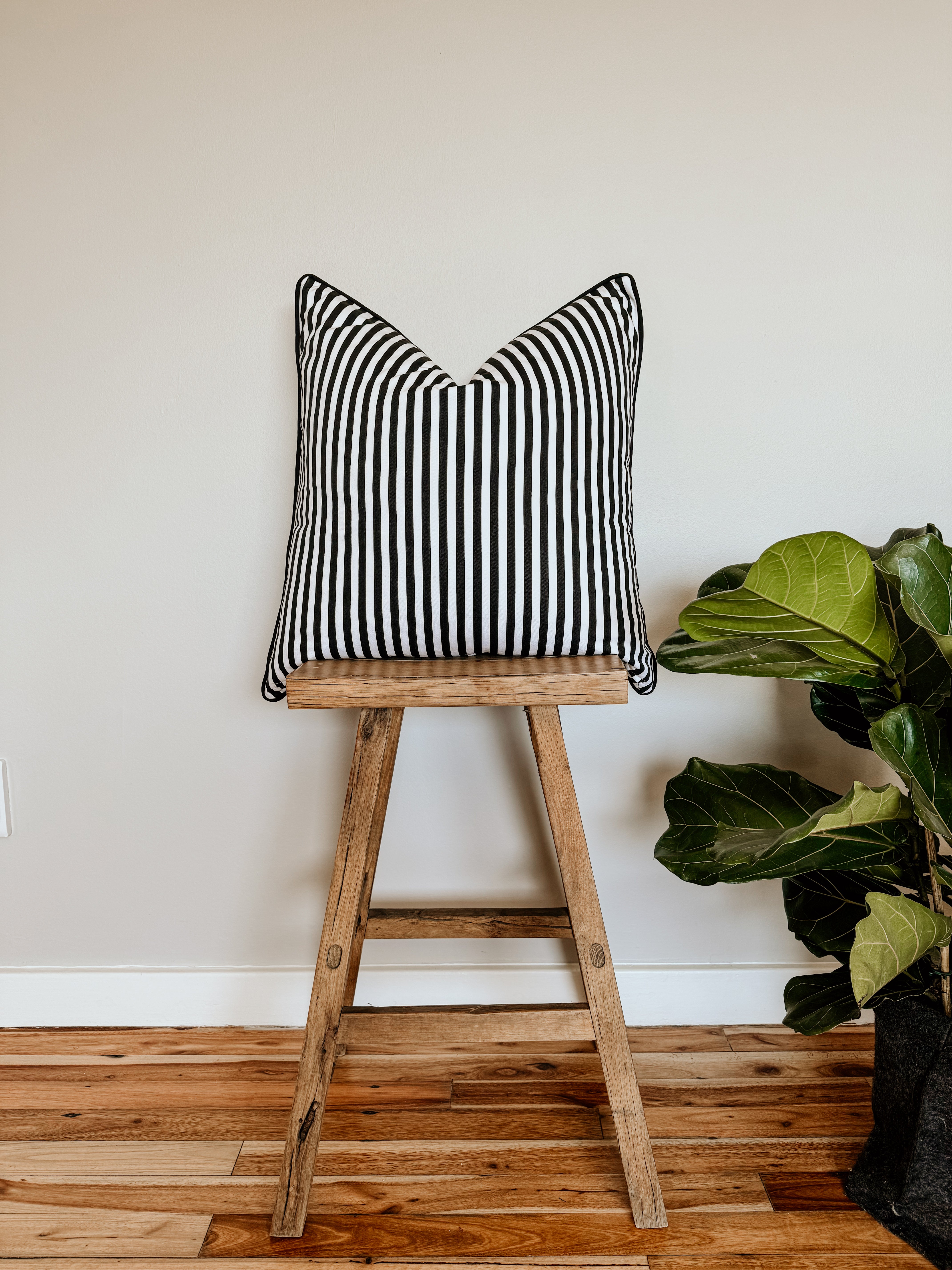 Thick Black & White Stripe Scatter - Shop Adele Catherine 