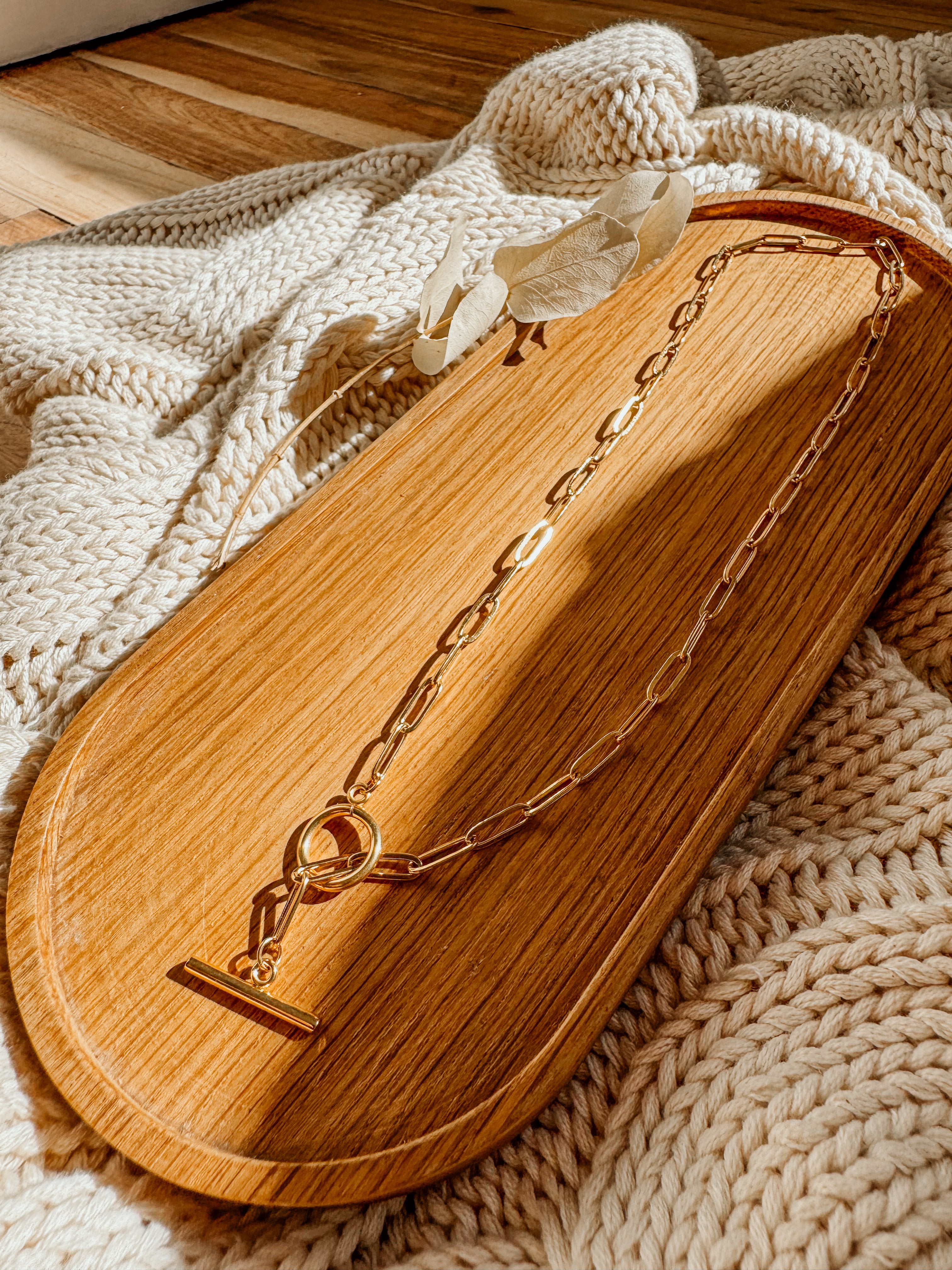 The Emily LInk Necklace | Gold - Shop Adele Catherine 