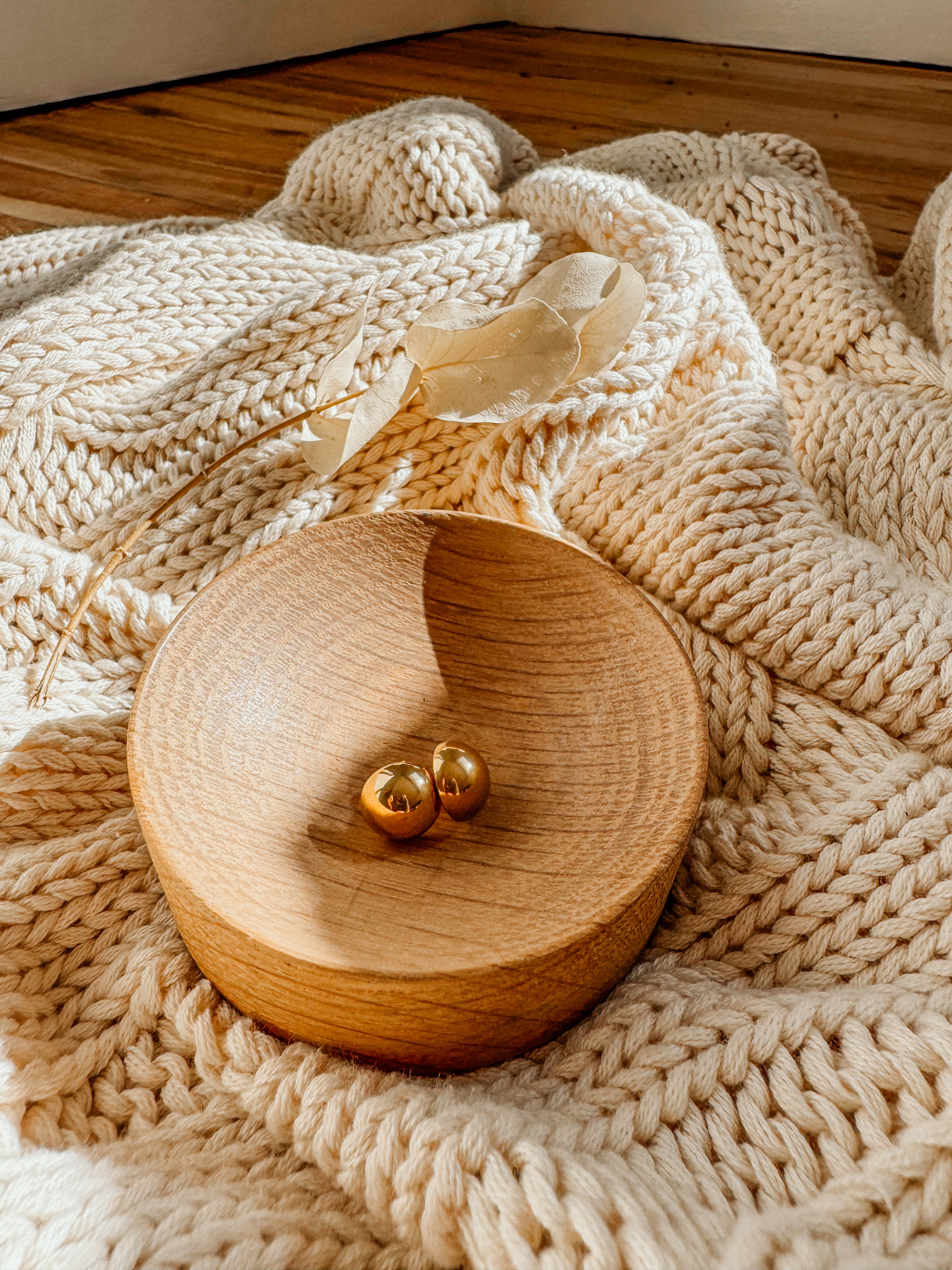 The Margot Golden Studs | Gold - Shop Adele Catherine 