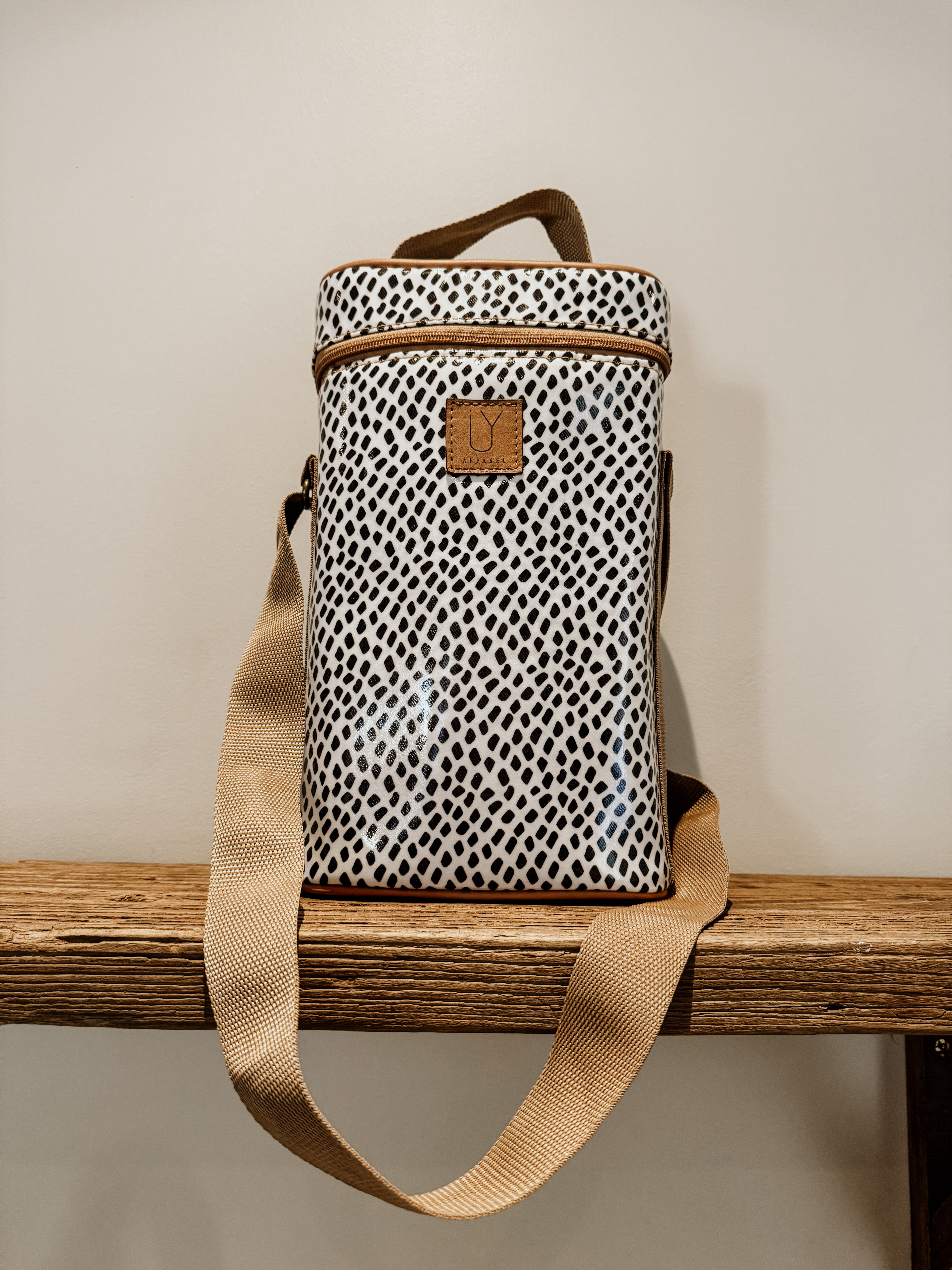 Spotted Wine Cooler | Black on White - Shop Adele Catherine 