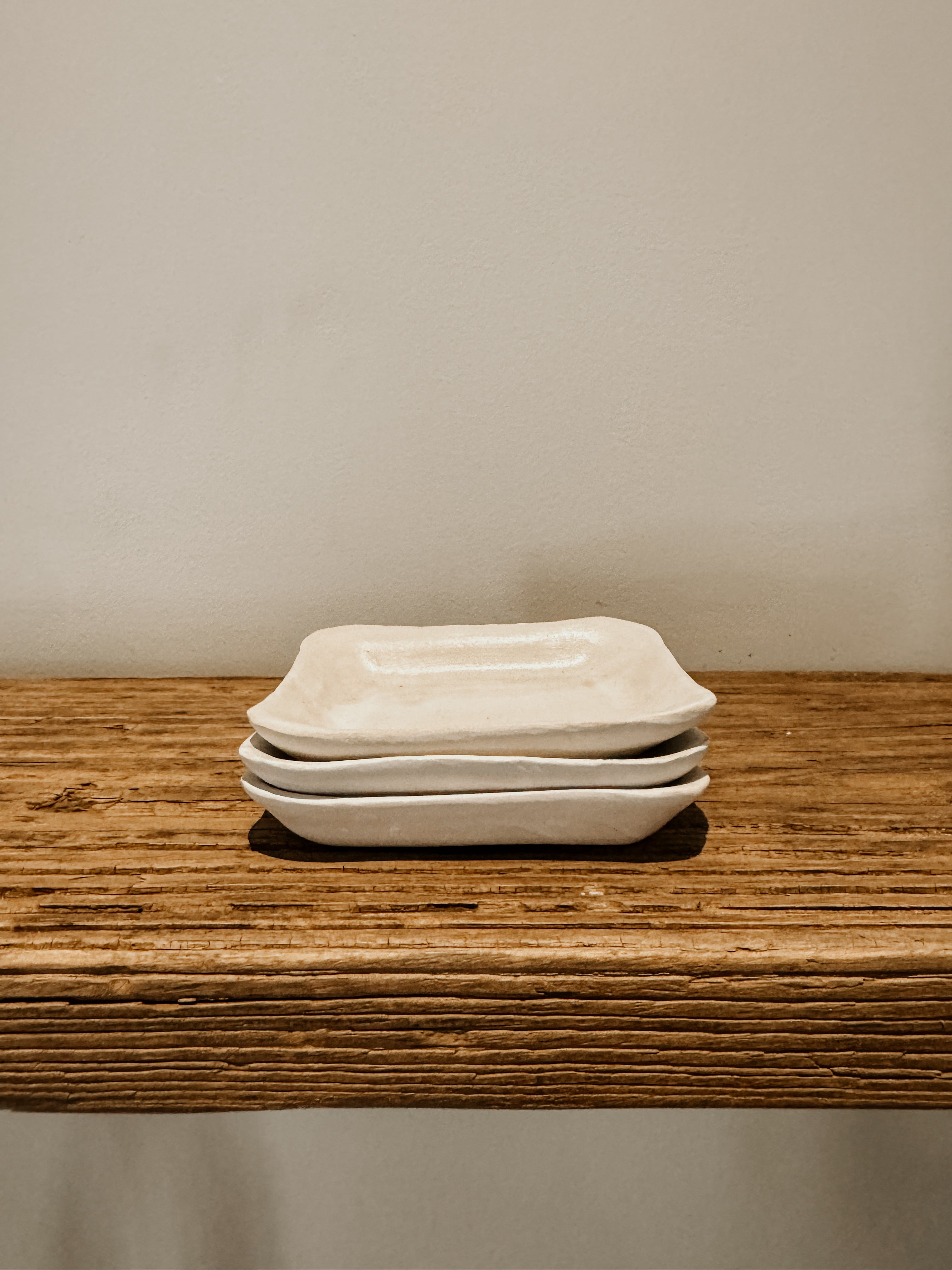 Upturned Plates | Cream - Shop Adele Catherine 