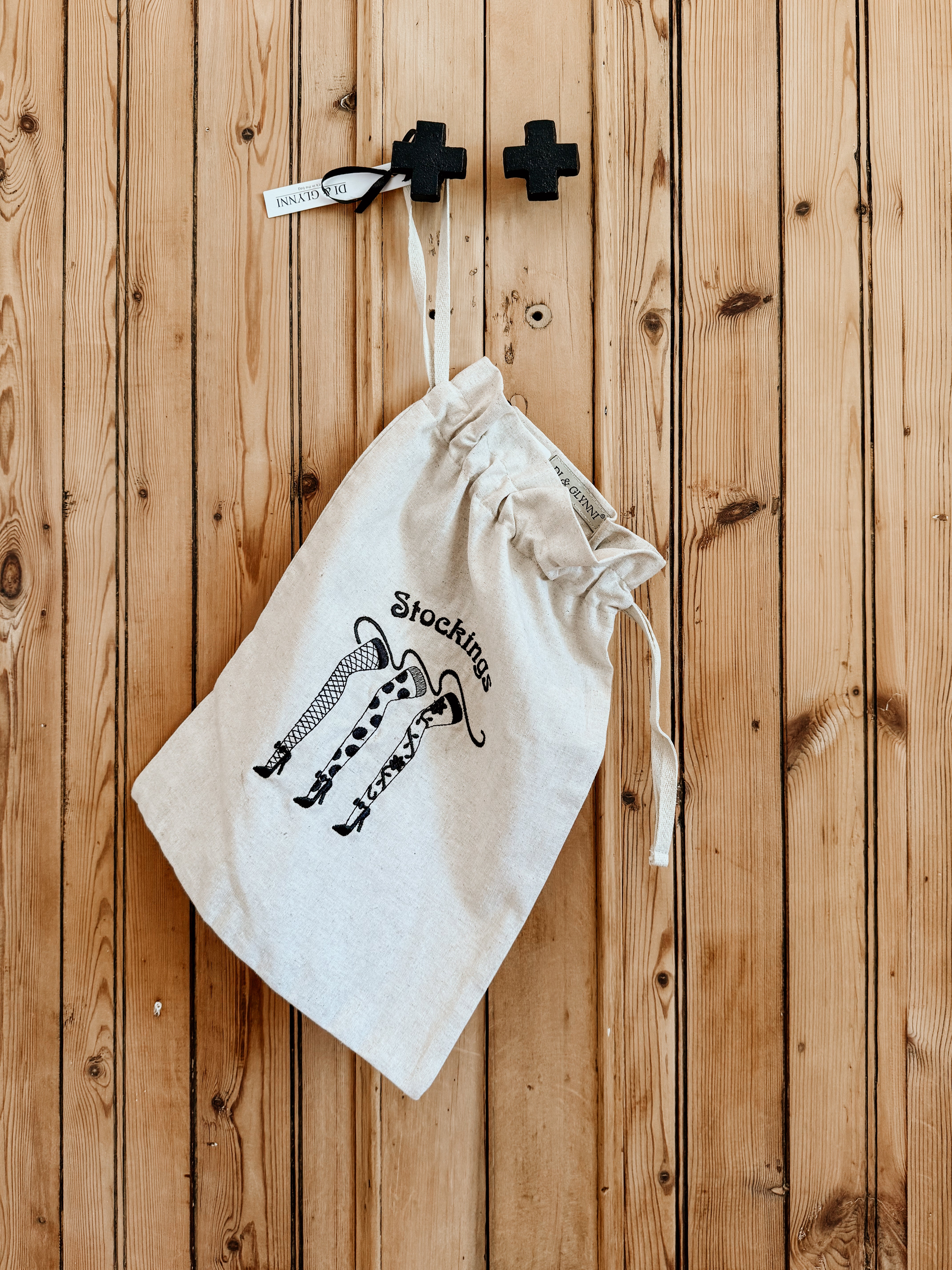 Stockings Bag | Natural - Shop Adele Catherine 