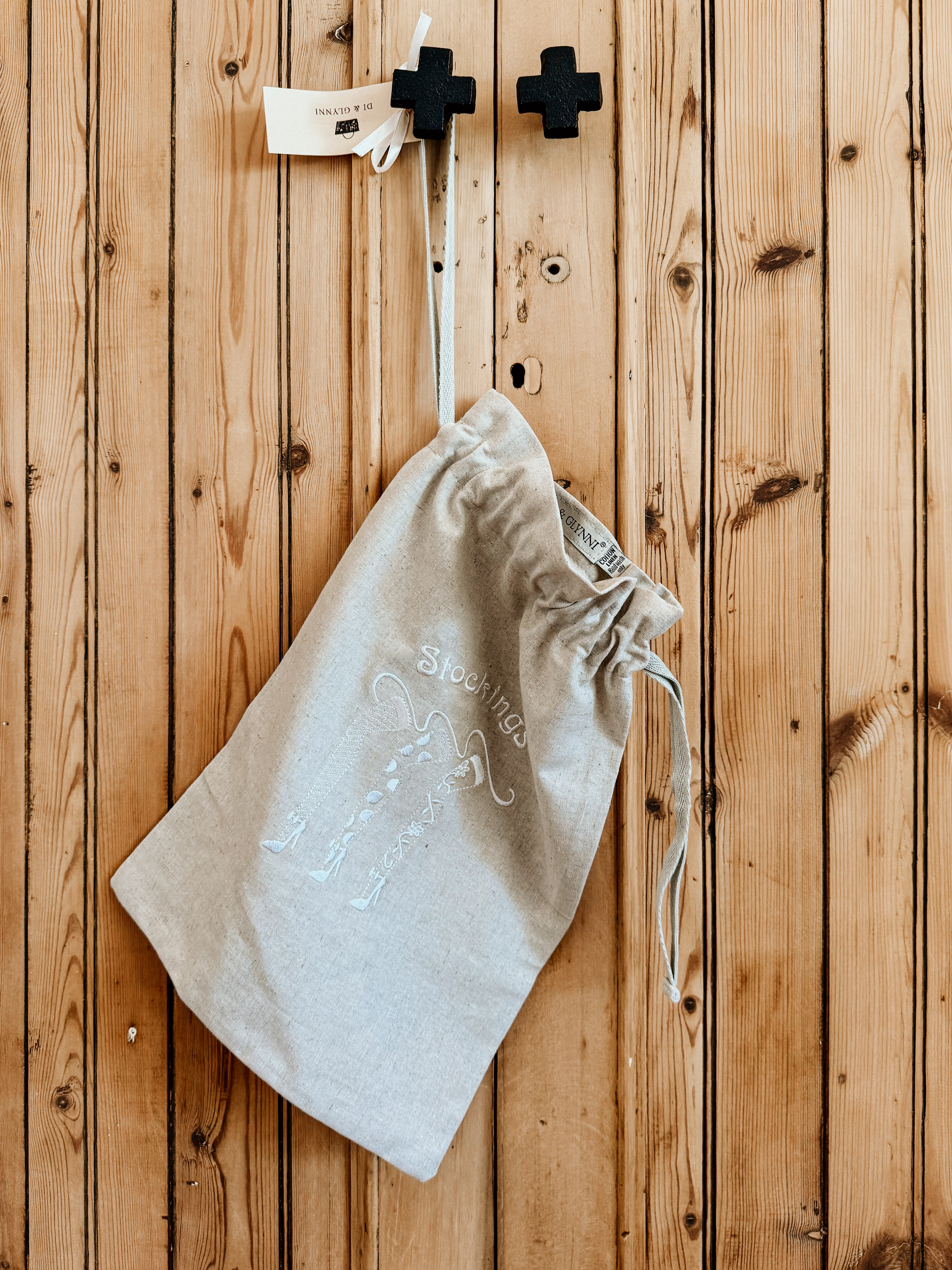 Stockings Bag | Natural - Shop Adele Catherine 