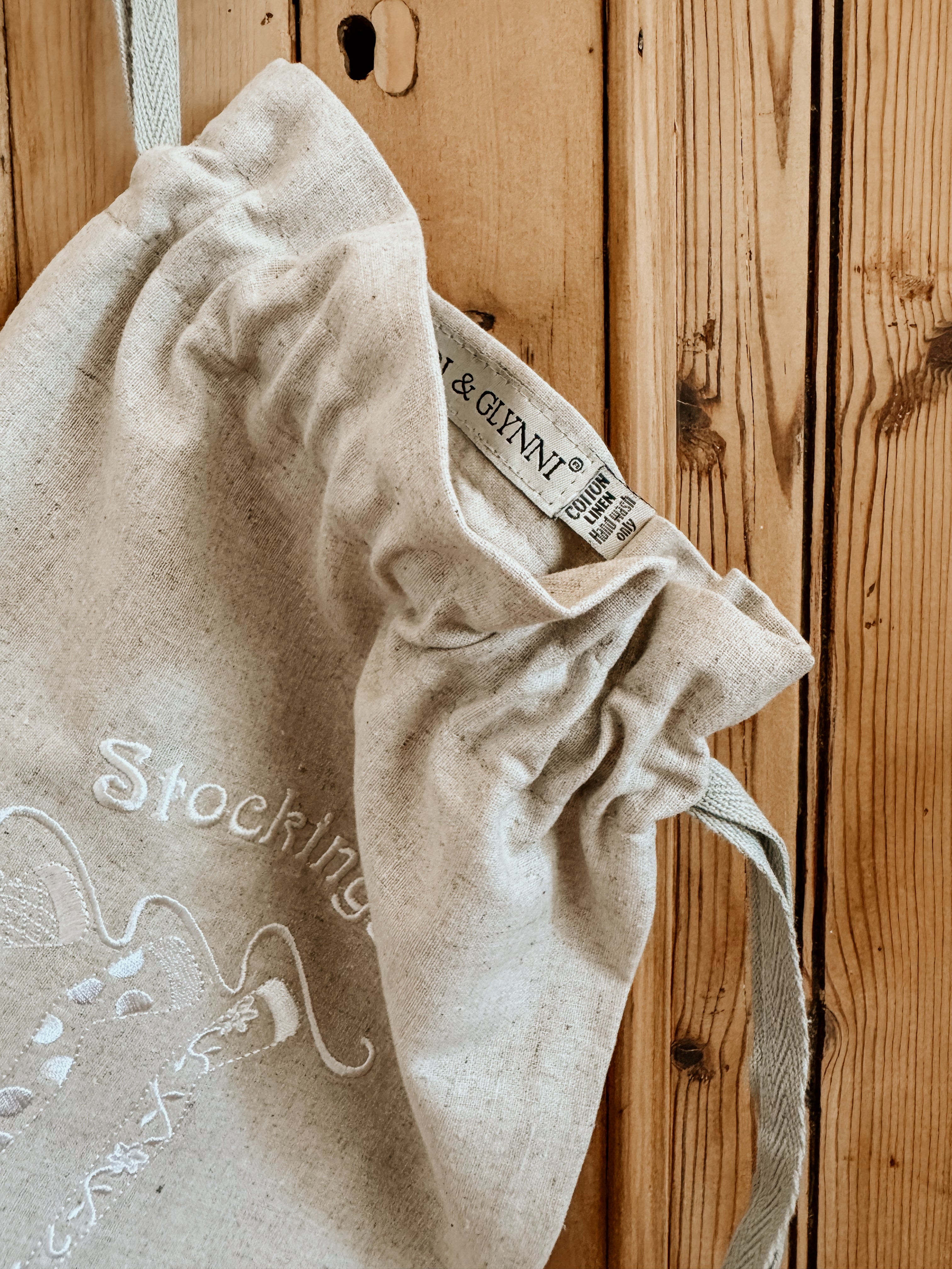 Stockings Bag | Natural - Shop Adele Catherine 