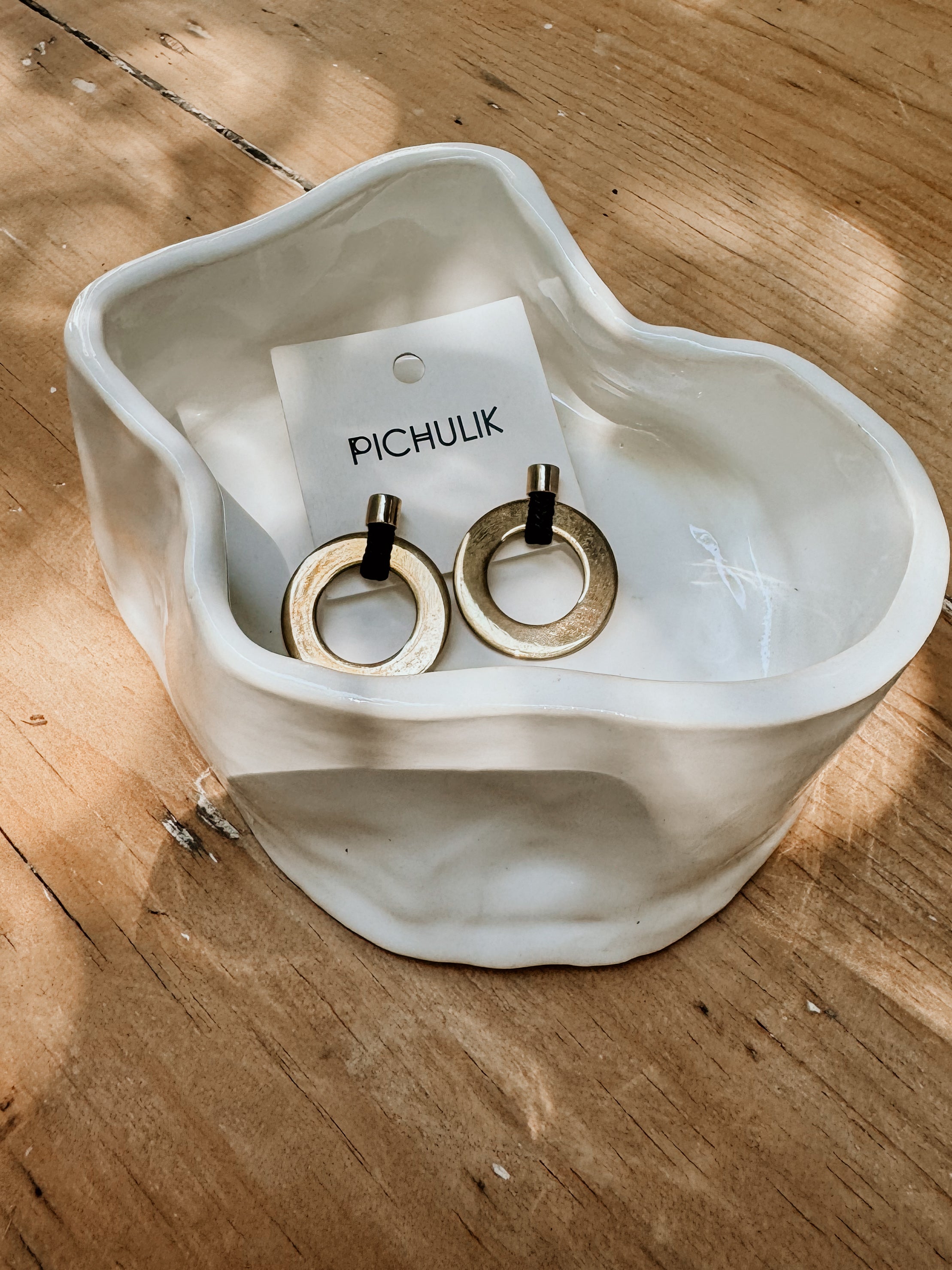 Noor Grande Earrings | Black - Shop Adele Catherine 