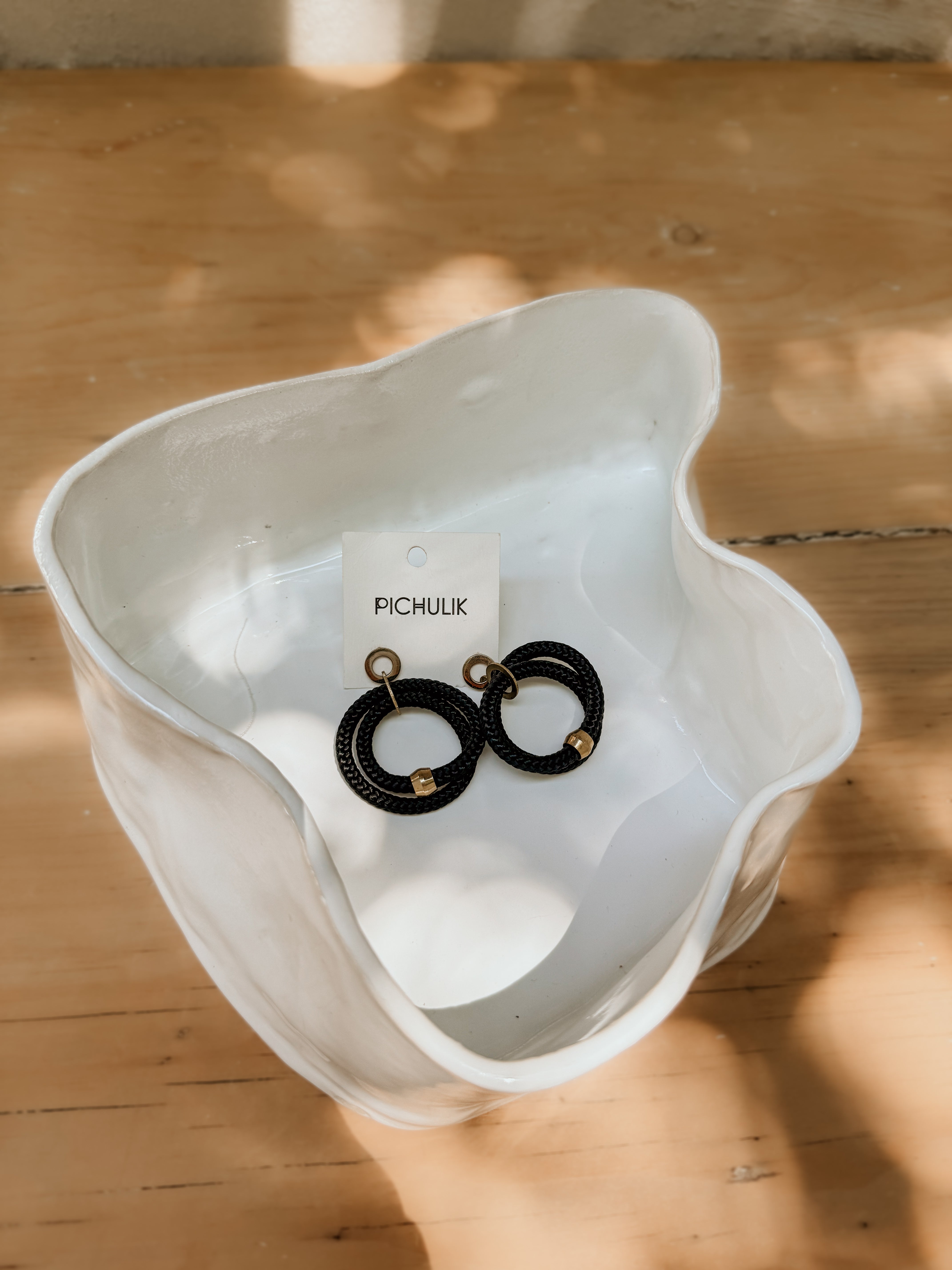 Arista Earrings | Black - Shop Adele Catherine 