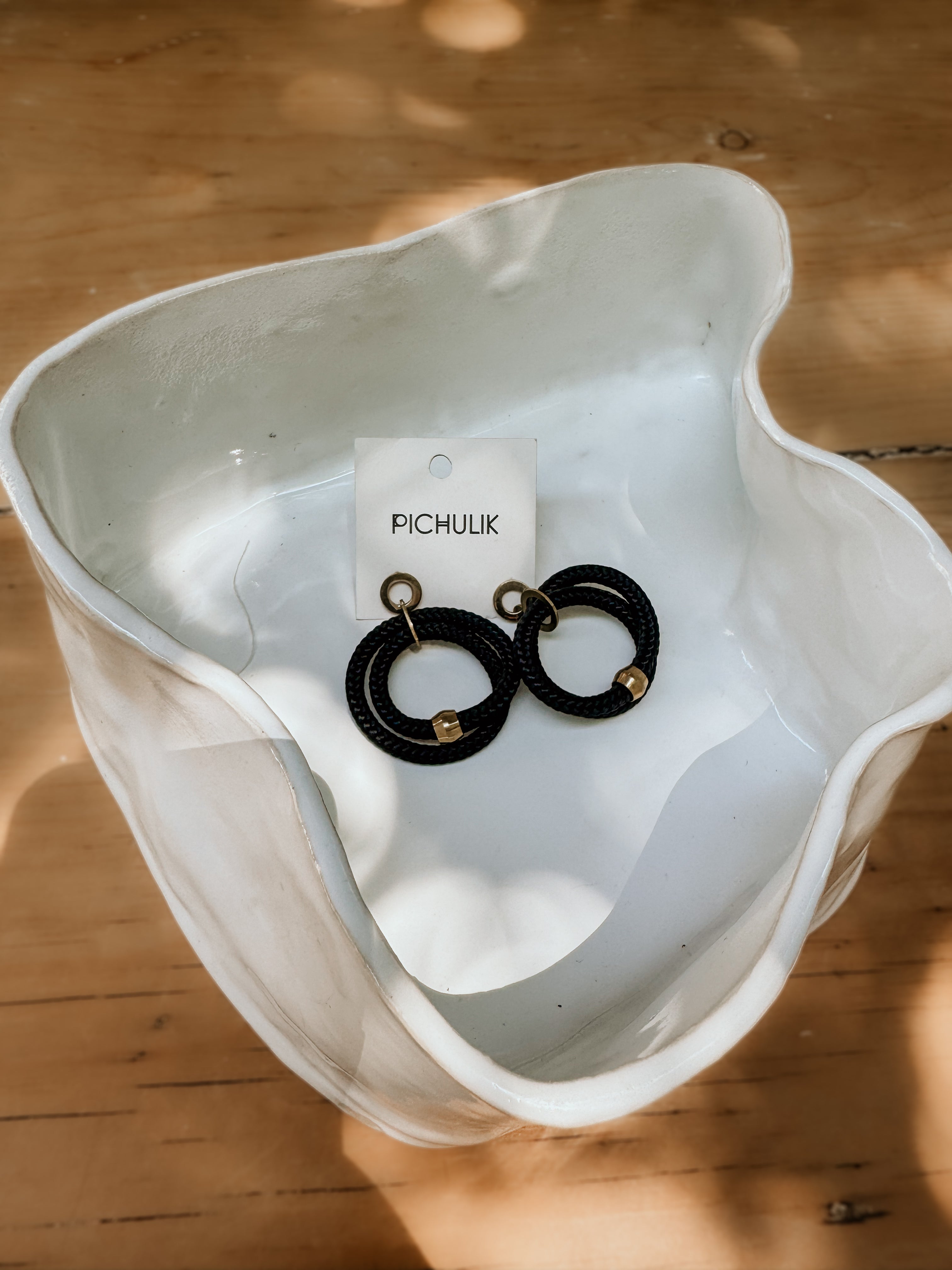 Arista Earrings | Black - Shop Adele Catherine 