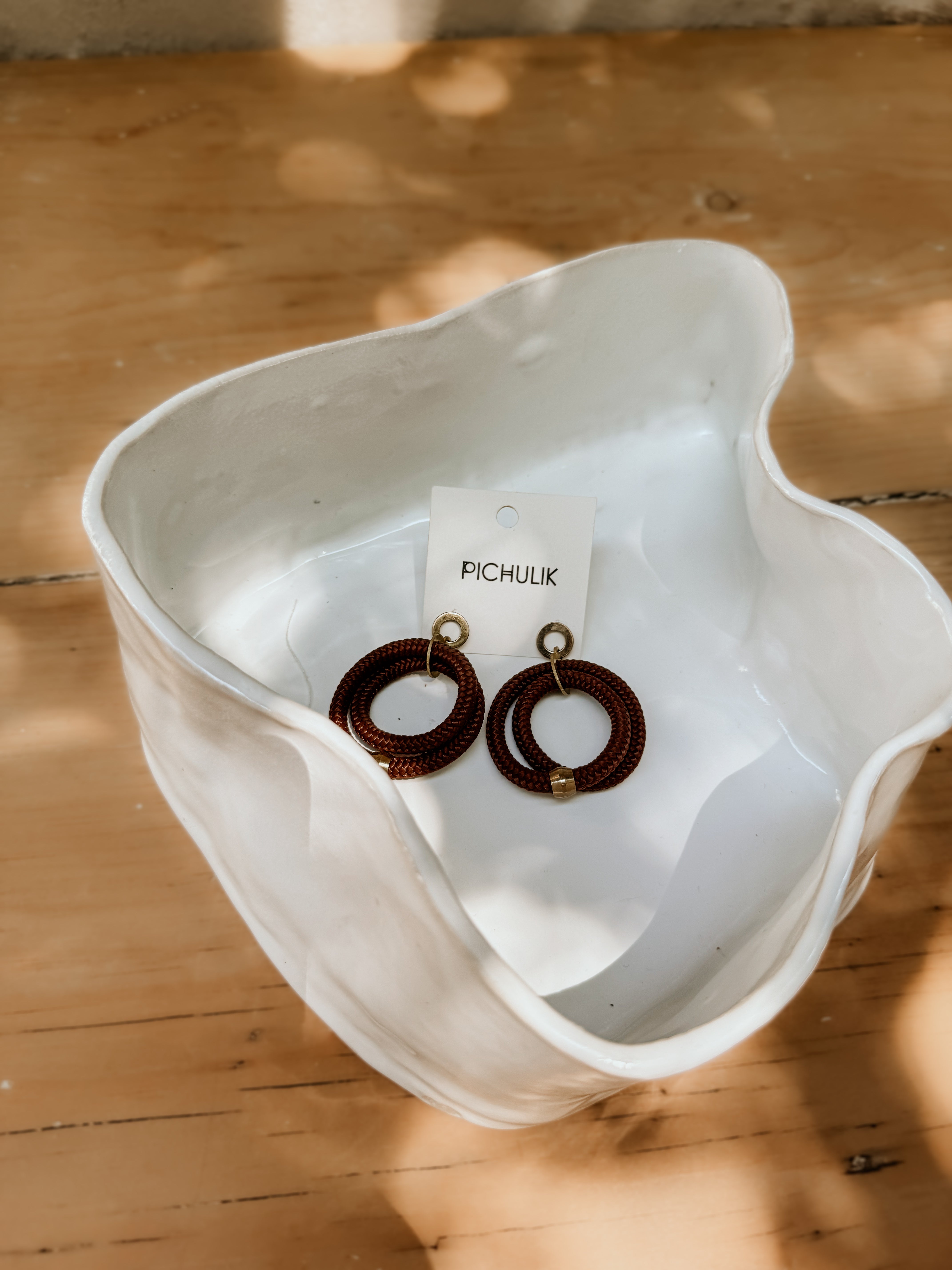 Arista Earrings | Mocha - Shop Adele Catherine 