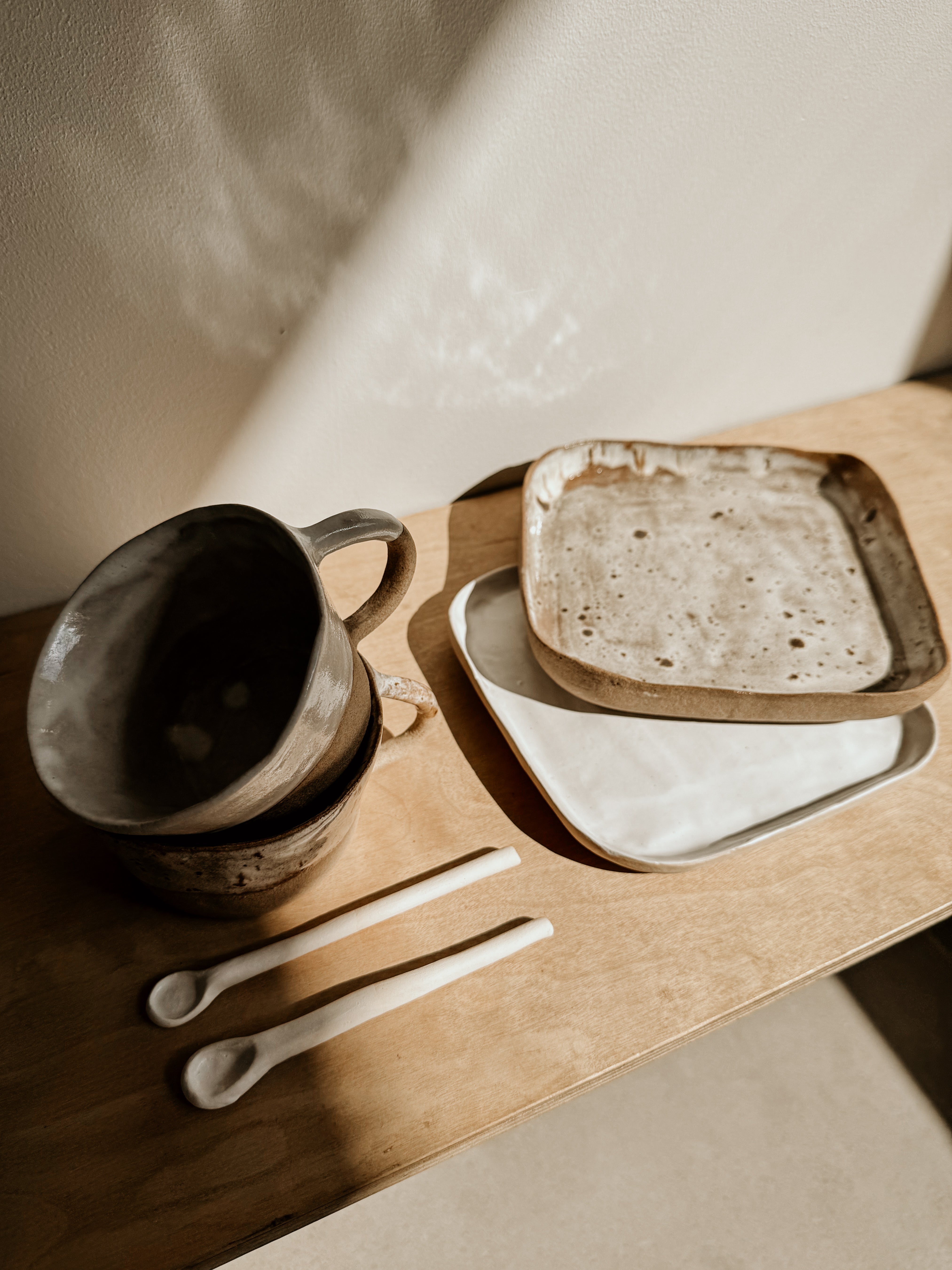 Upturned Plates - Speckled - Shop Adele Catherine 