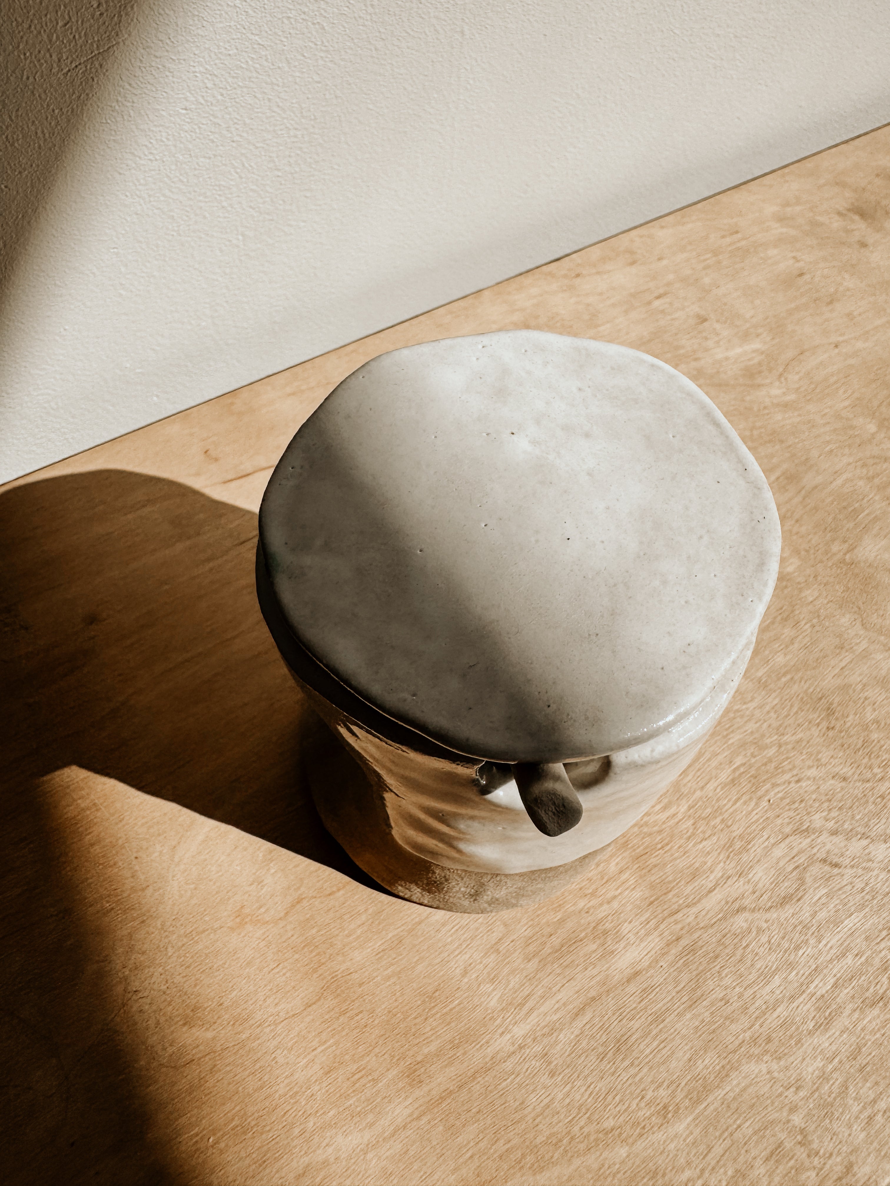 Sugar Bowl | White & Sand - Shop Adele Catherine 