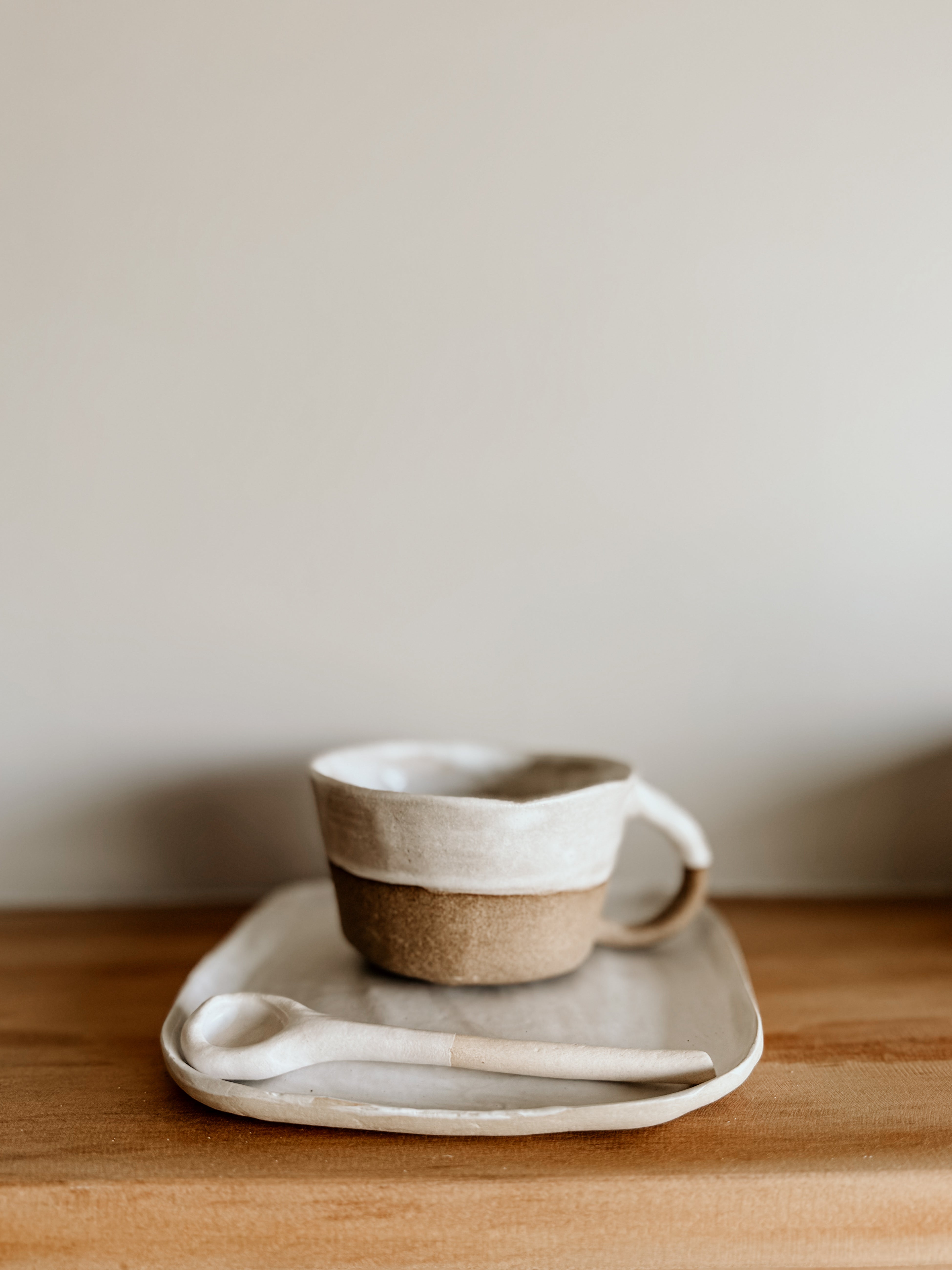 Upturned Plates | White - Shop Adele Catherine 