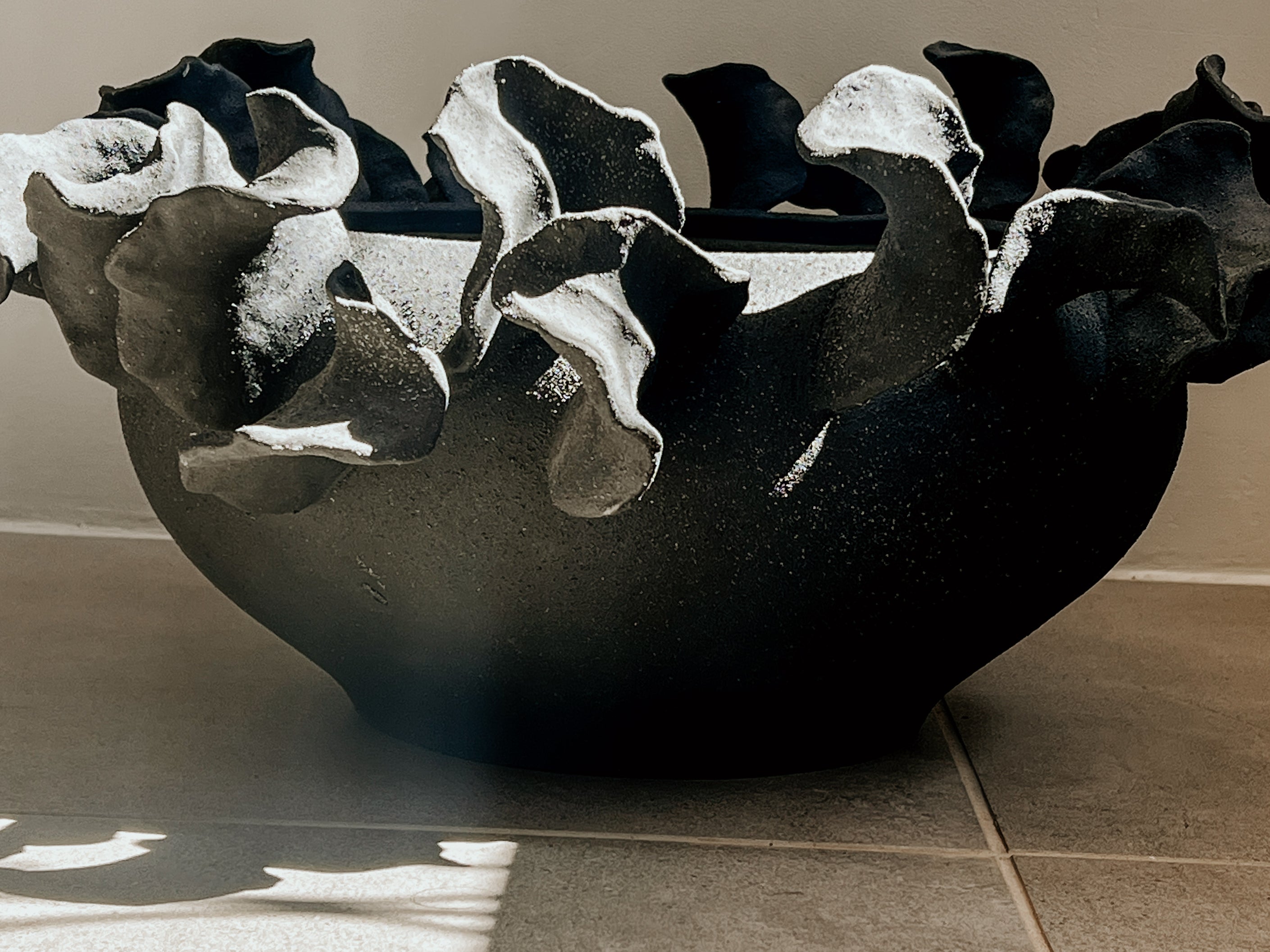 Squat Organic Planter | Black - Shop Adele Catherine 