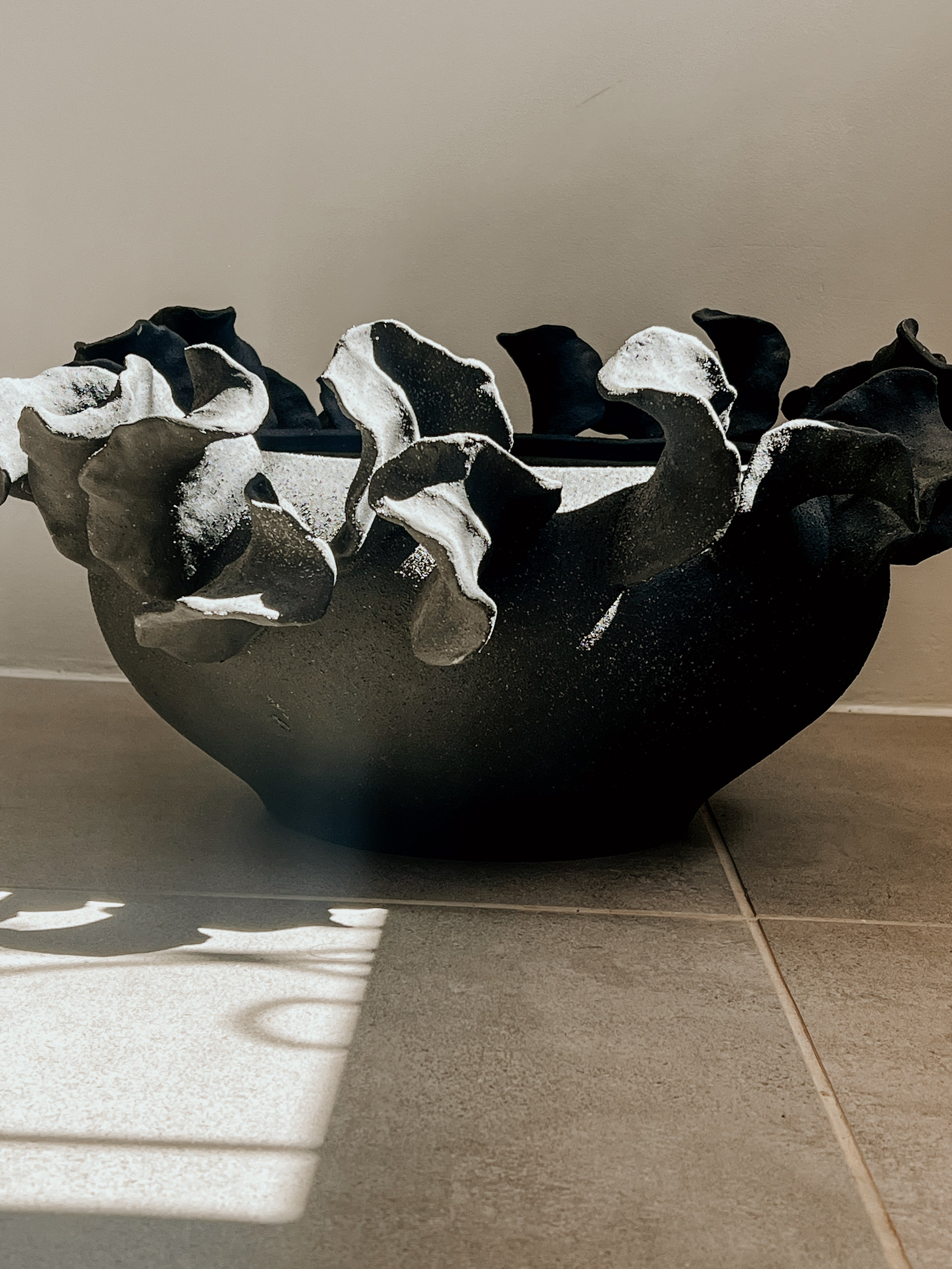 Squat Organic Planter | Black - Shop Adele Catherine 