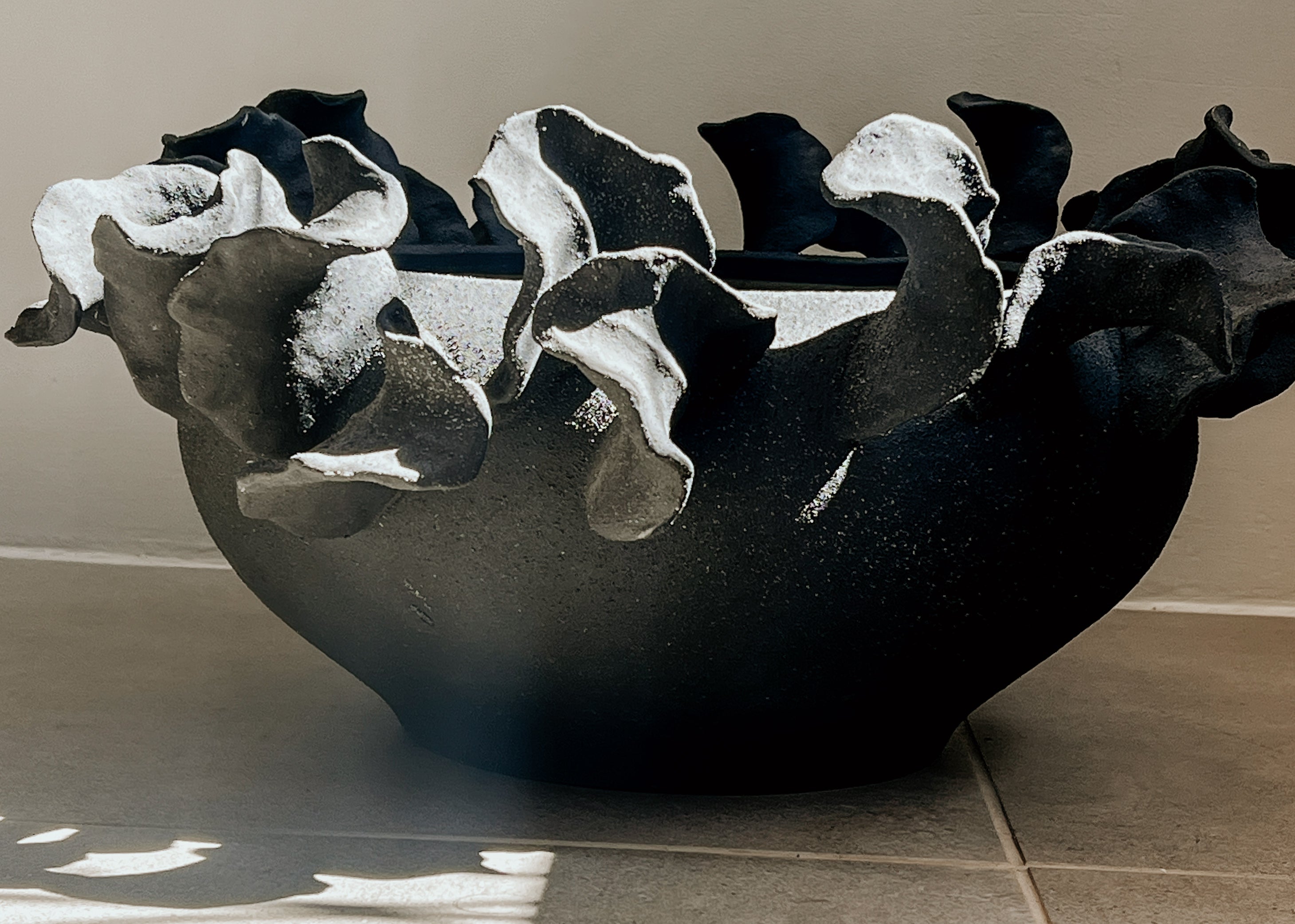 Squat Organic Planter | Black - Shop Adele Catherine 